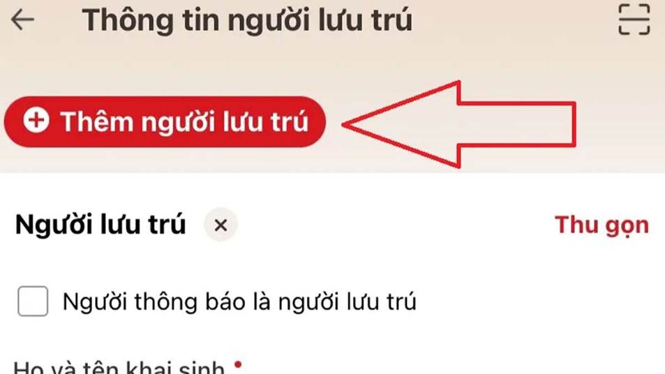 Hoàn thiện thông tin định danh