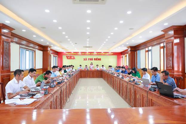 Đồng chí Nguyễn Thị Xuân Hòa phát biểu kết luận