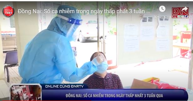 ồng nai: Số ca nhiễm trong ngày thấp nhất 3 tuần qua