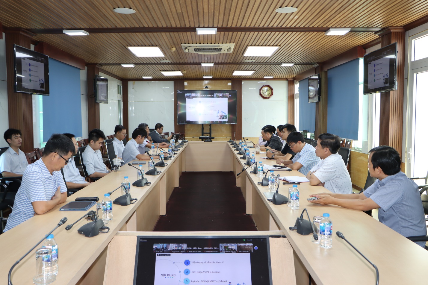 Training on utilizing the paperless meeting software for departments, agencies, and localities held