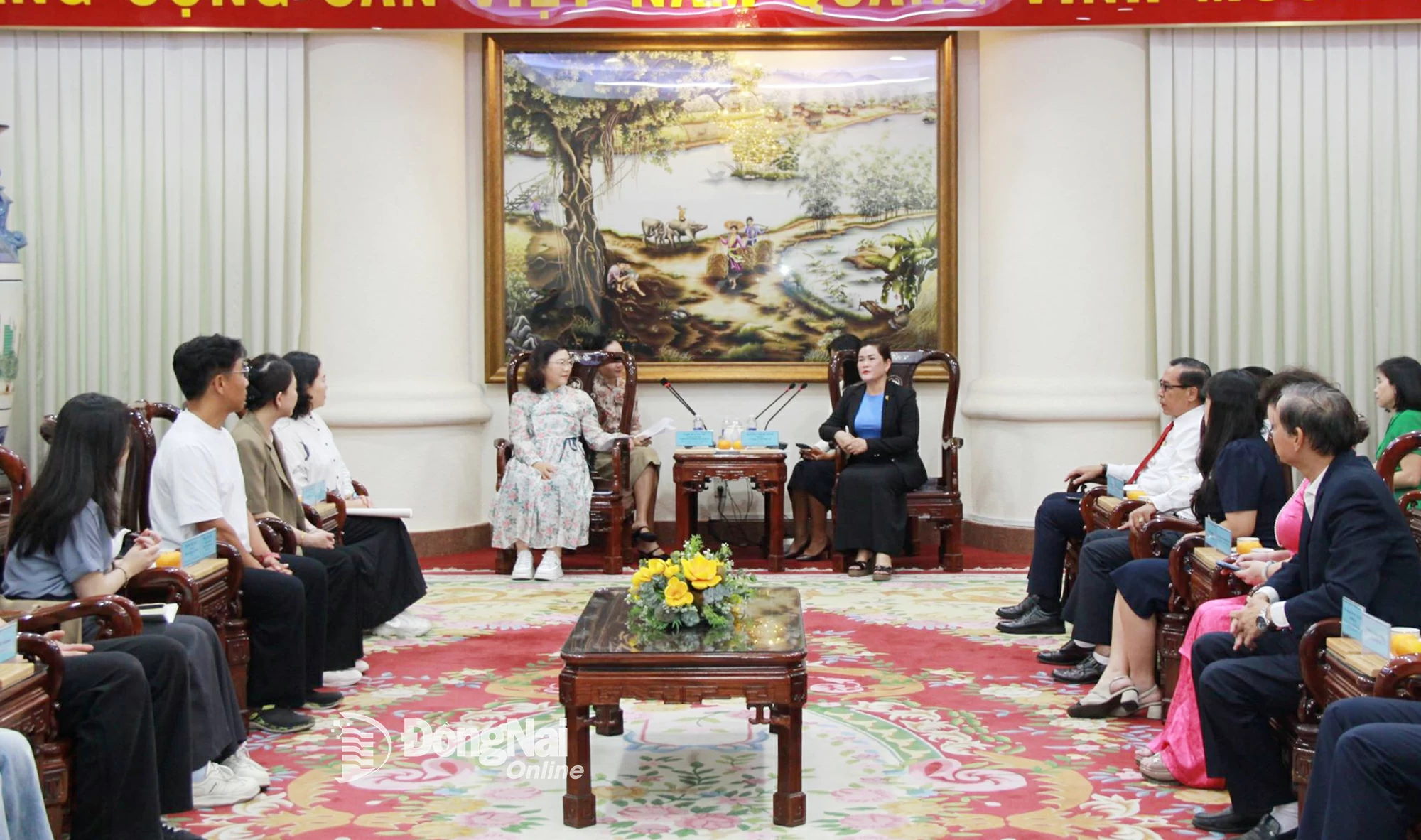 Đoàn thanh, thiếu niên tỉnh Jeollanam, Hàn Quốc giao lưu tại Đồng Nai