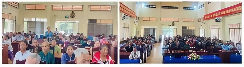 Lớp tập huấn tại xã Tà Lài