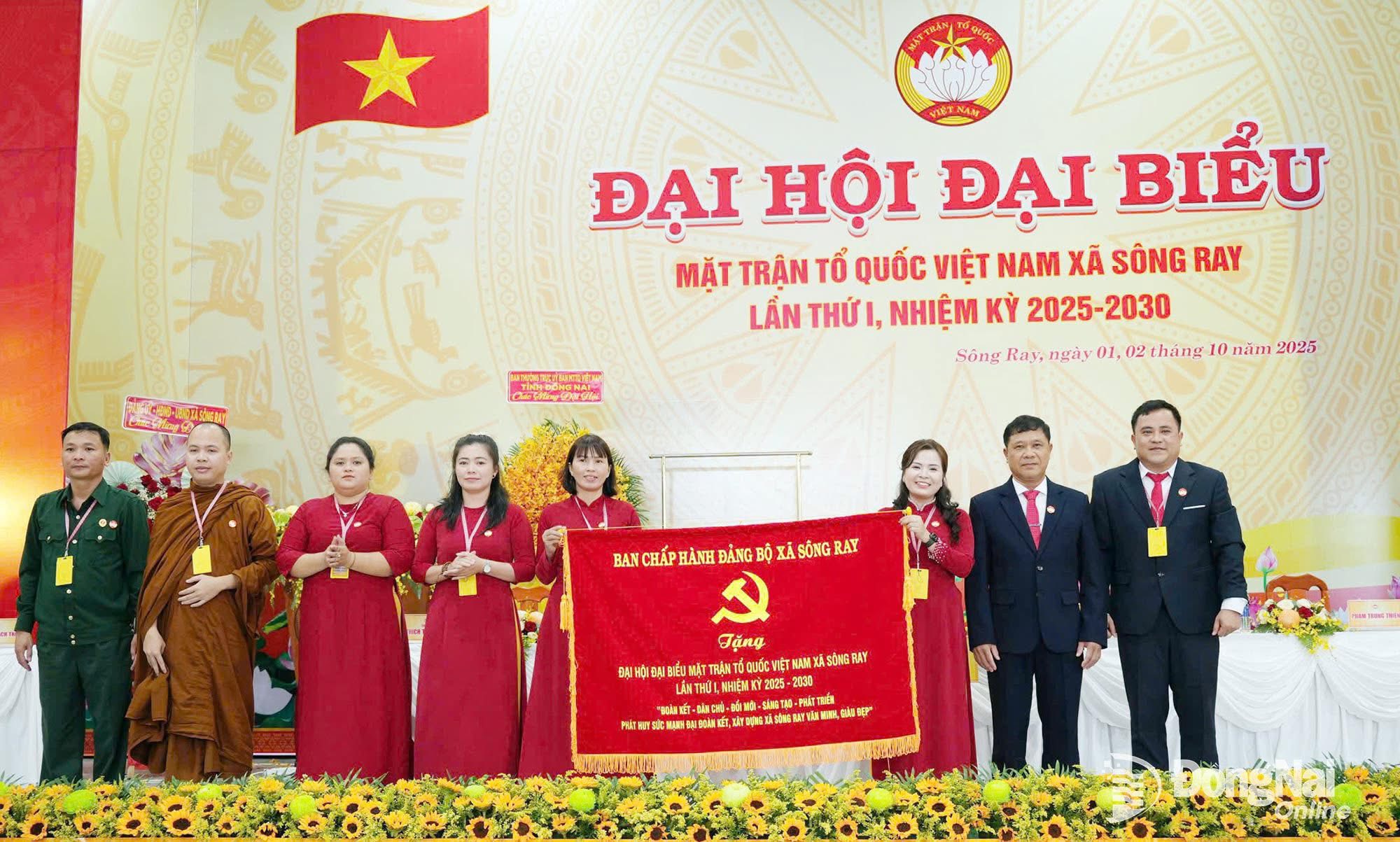 ĐẠI HỘI ĐẠI BIỂU MẶT TRẬN TỔ QUỐC VIỆT NAM XÃ SÔNG RAY LẦN THỨ I, NHIỆM KỲ 2025-2030