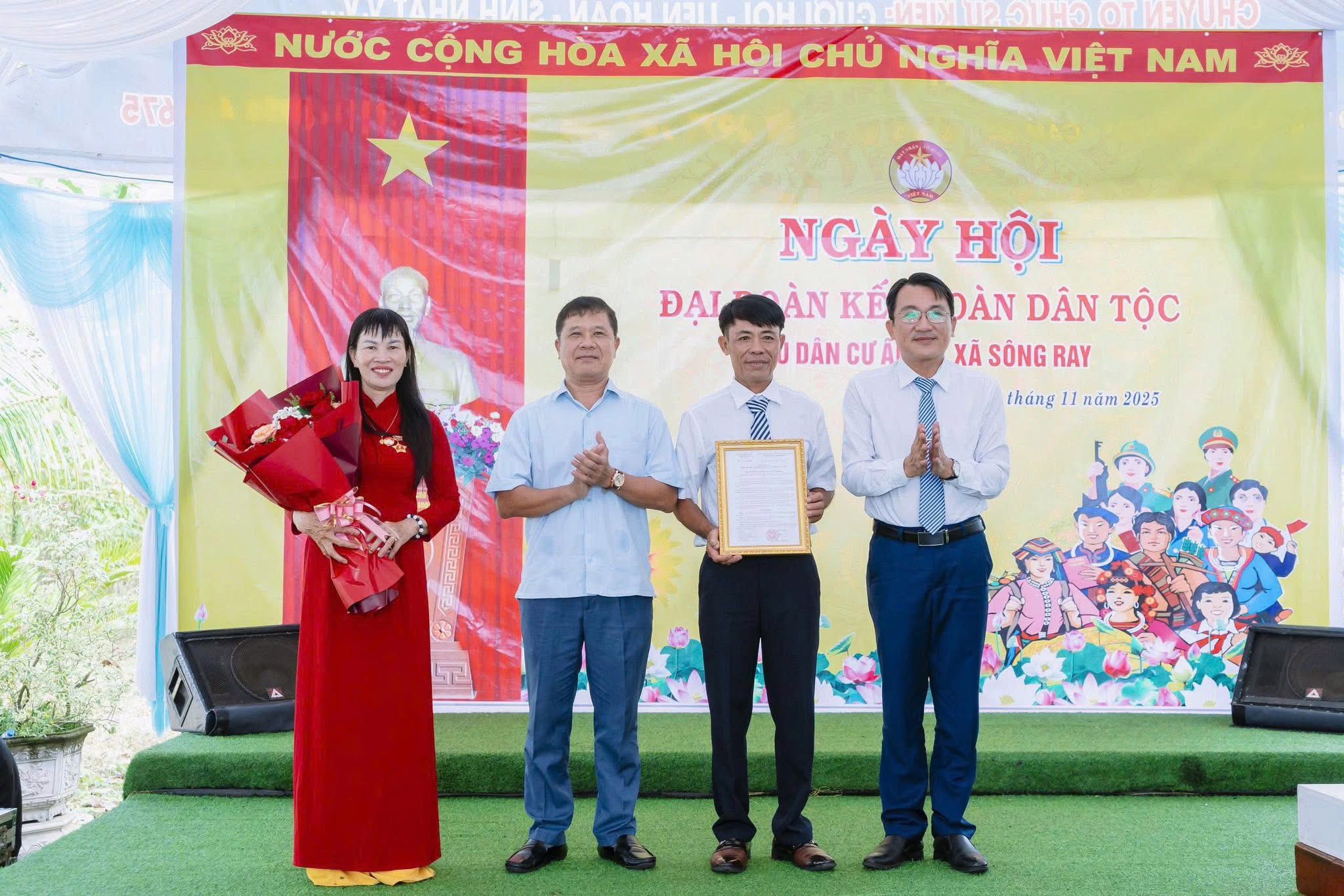 NGÀY HỘI ĐẠI ĐOÀN KẾT TOÀN DÂN TỘC KHU DÂN CƯ ẤP 10, XÃ SÔNG RAY NĂM 2025