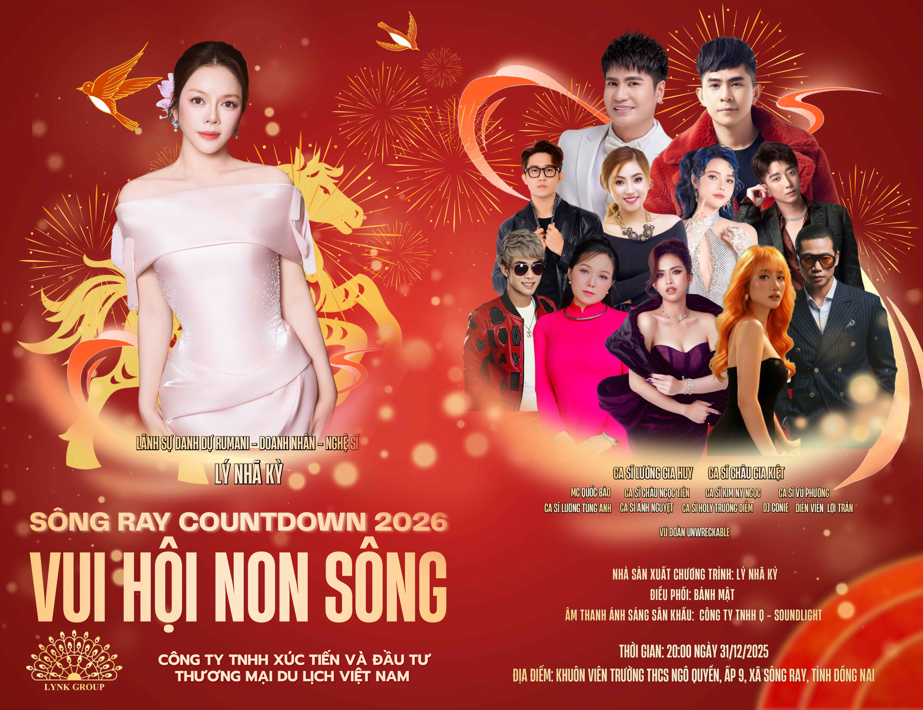 COUNTDOWN “VUI HỘI NON SÔNG” – XÃ SÔNG RAY MỪNG ĐẢNG, MỪNG XUÂN, ĐÓN CHÀO NĂM BÍNH NGỌ 2026