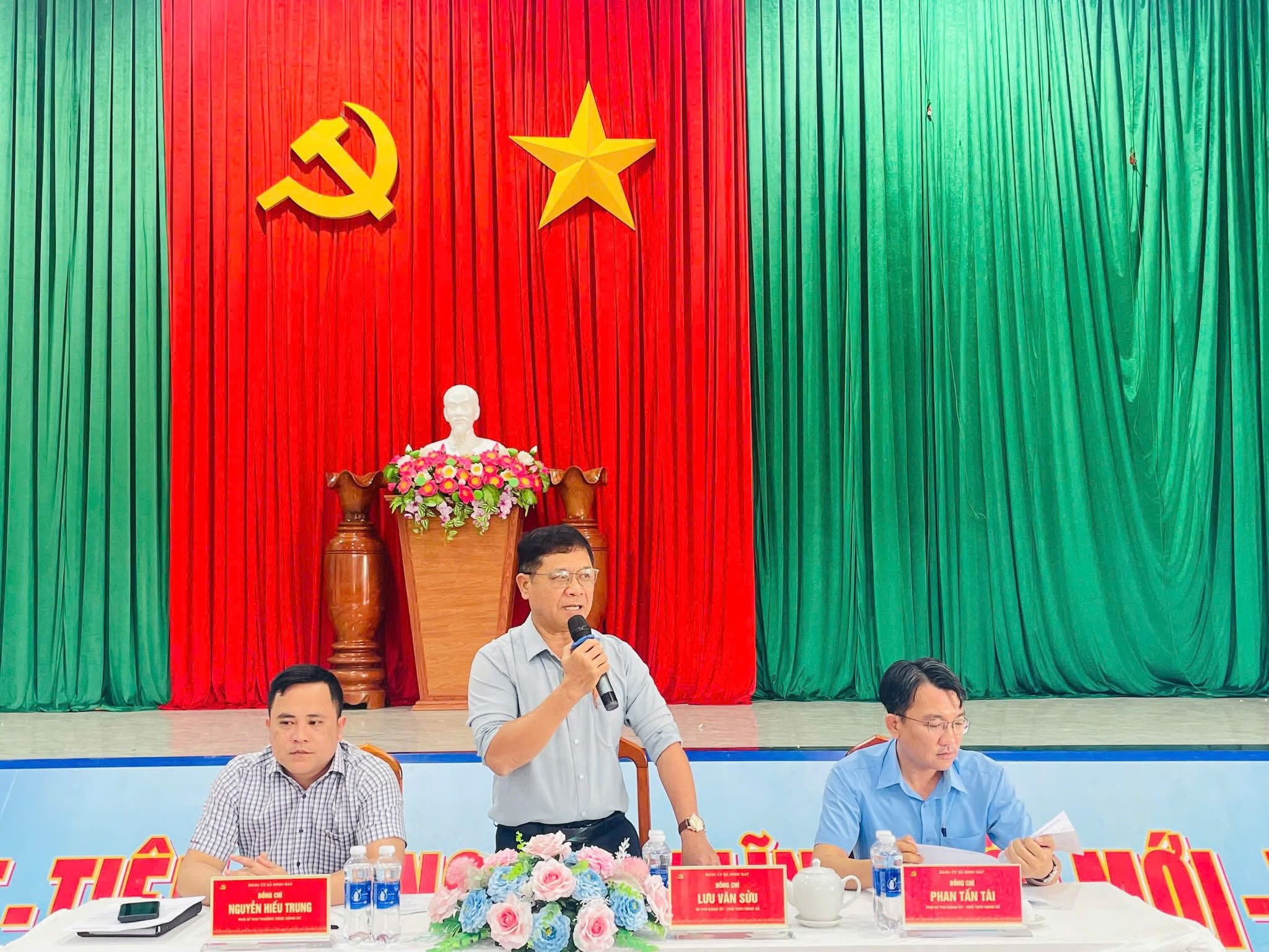 XÃ SÔNG RAY TỔ CHỨC HỘI NGHỊ LẤY Ý KIẾN GIỚI THIỆU NHÂN SỰ TÁI CỬ CÁC CHỨC DANH LÃNH ĐẠO HĐND, UBND XÃ NHIỆM KỲ 2026 – 2031