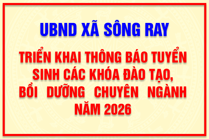 Triển khai thông báo tuyển sinh các khóa đào tạo, bồi dưỡng chuyên ngành năm 2026