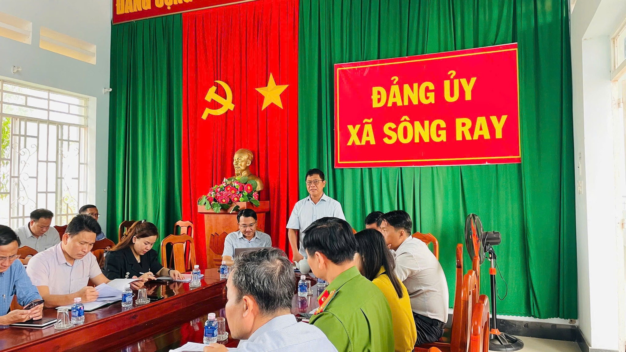 XÃ SÔNG RAY TỔ CHỨC HỘI NGHỊ BAN CHỈ ĐẠO PHÁT TRIỂN KHOA HỌC, CÔNG NGHỆ, ĐỔI MỚI SÁNG TẠO VÀ CHUYỂN ĐỔI SỐ