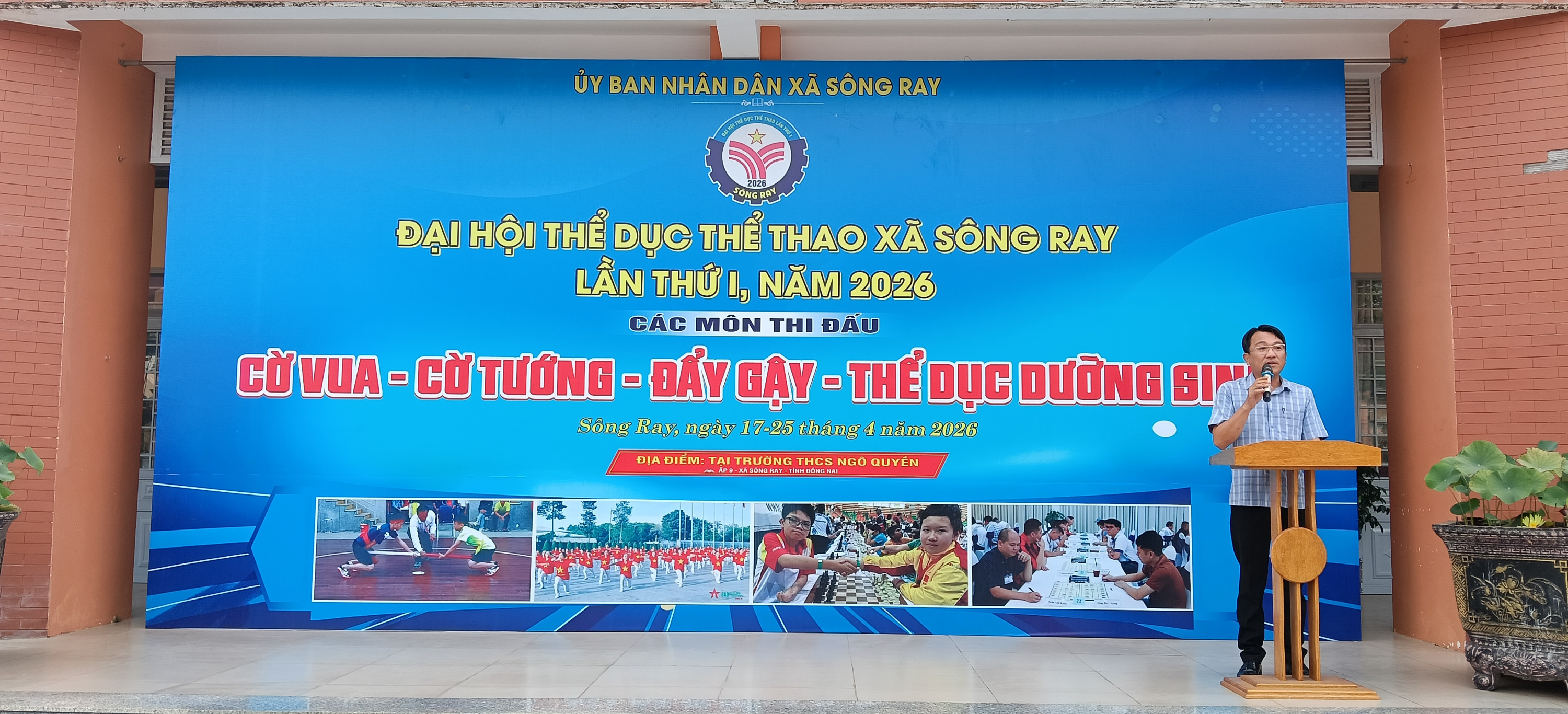 ĐẠI HỘI TDTT XÃ SÔNG RAY 2026 - SÔI NỔI PHẦN THI ĐẨY GẬY & THỂ DỤC DƯỠNG SINH