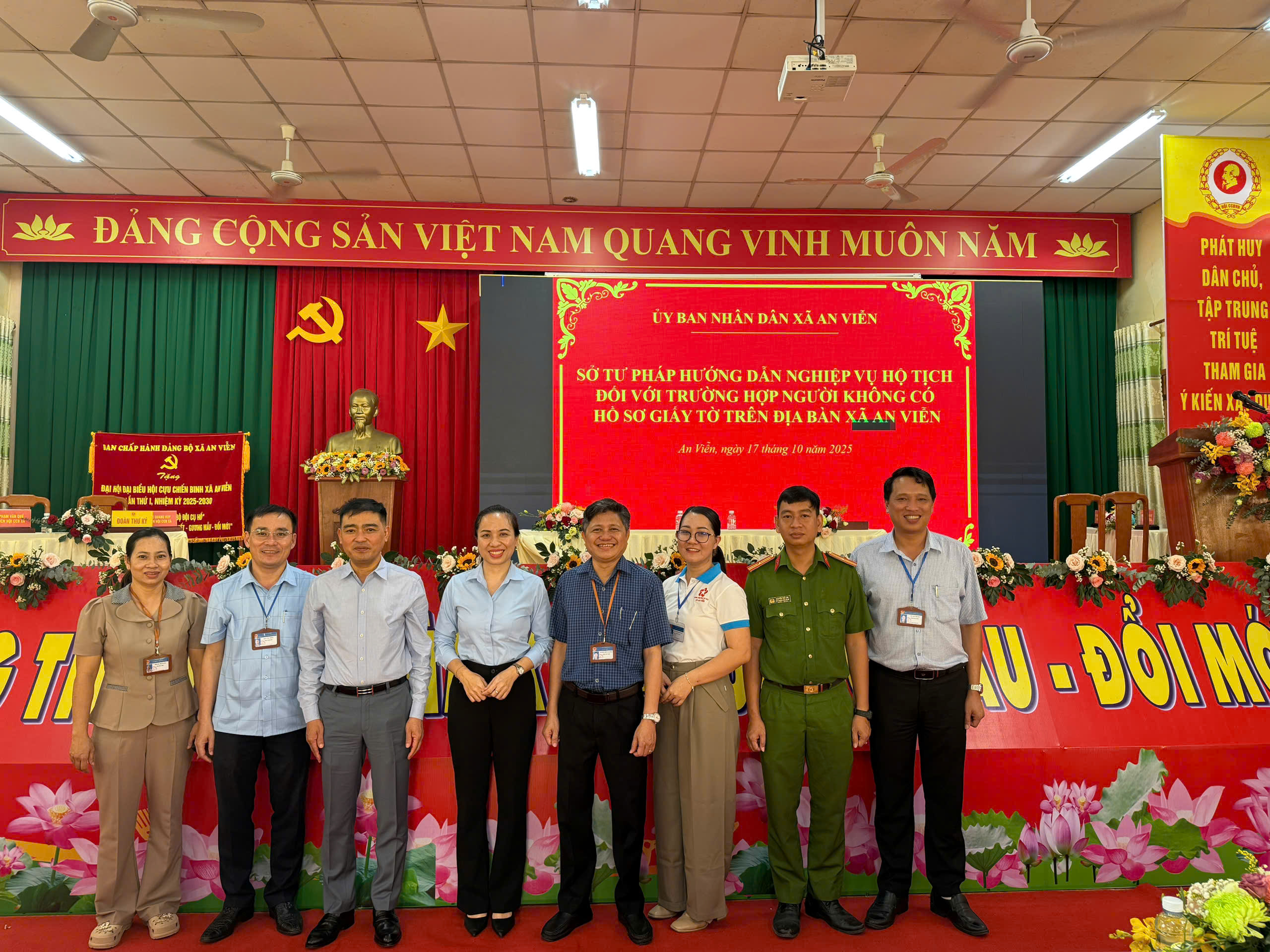 SỞ TƯ PHÁP HƯỚNG DẪN NGHIỆP VỤ HỘ TỊCH