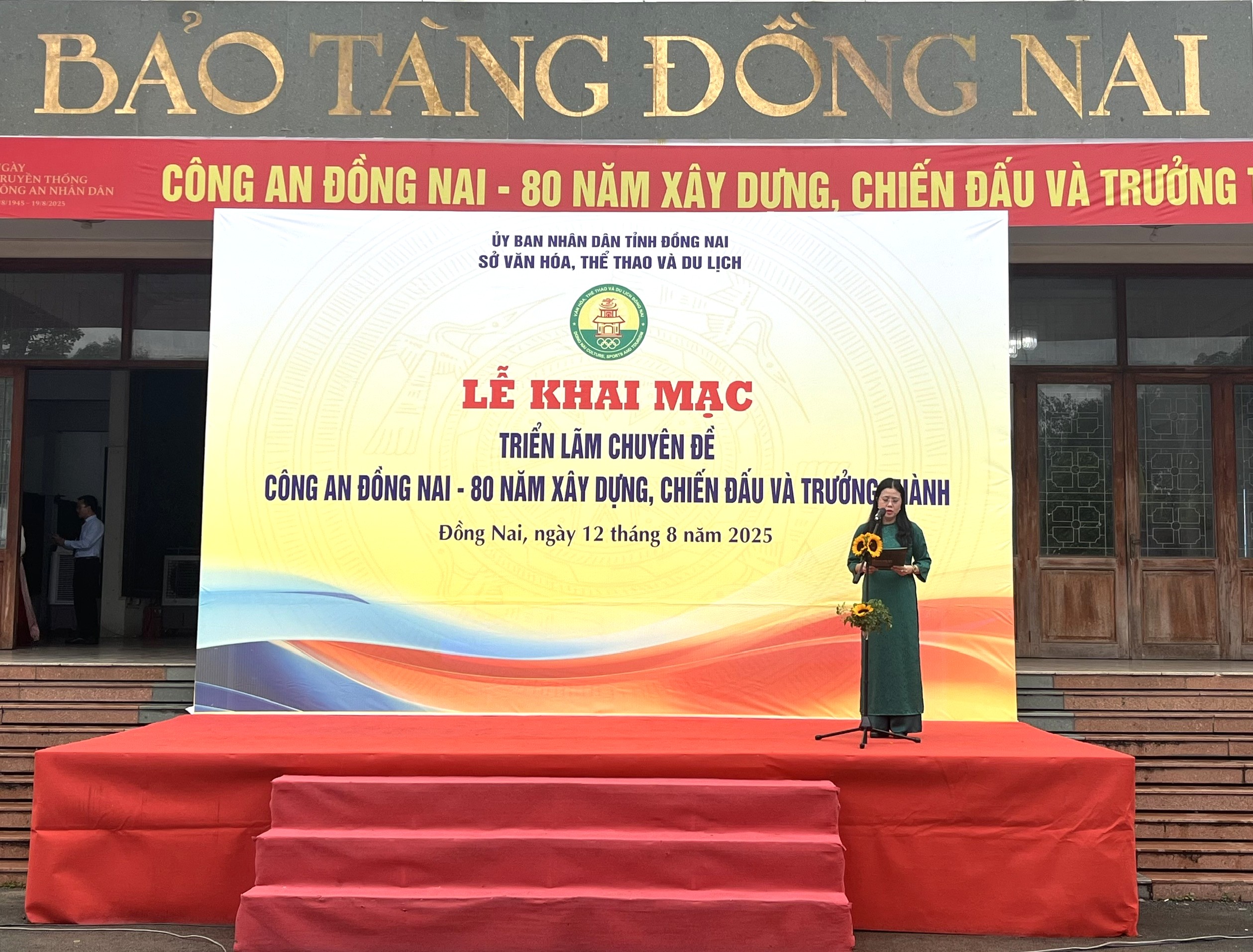 Giám đốc Sở Văn hóa, Thể thao và Du lịch phát biểu tại Hội nghị