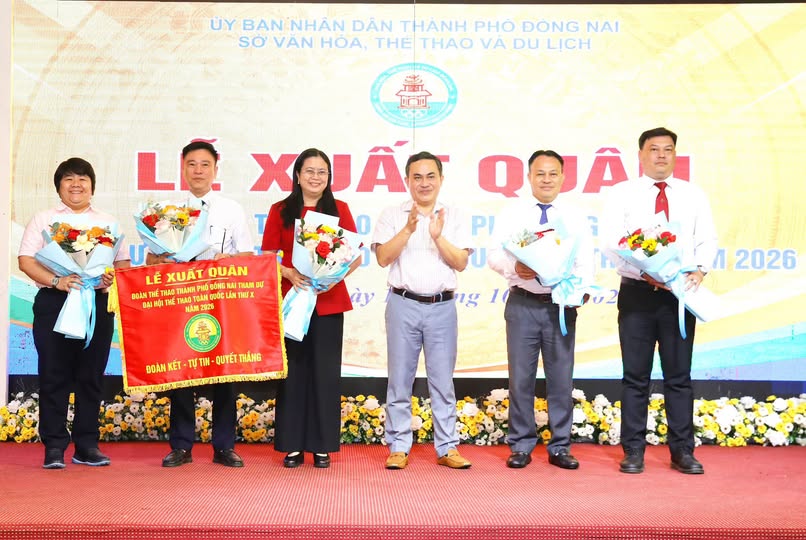 ĐOÀN THỂ THAO ĐỒNG NAI CHÍNH THỨC XUẤT QUÂN: SẴN SÀNG VÌ VINH QUANG CỦA THÀNH PHỐ!