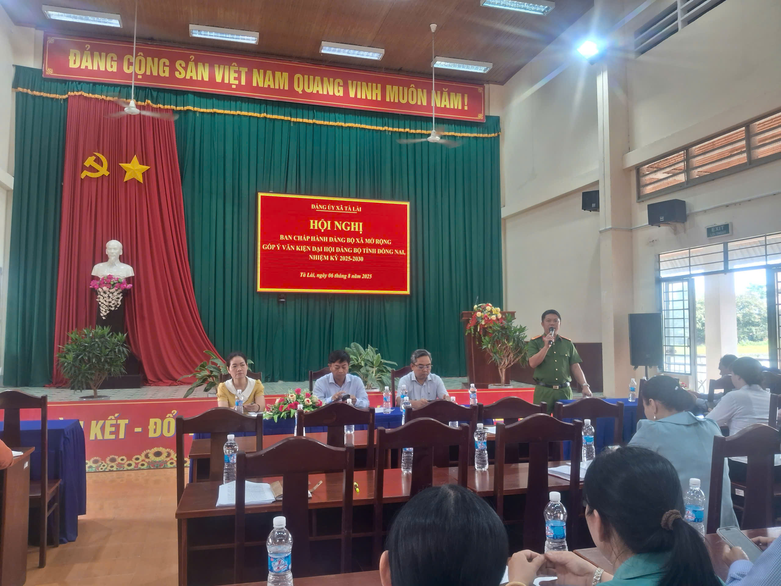Đảng bộ xã Tà Lài tổ chức Hội nghị góp ý văn kiện Đại hội Đảng bộ tỉnh Đồng Nai, nhiệm kỳ 2025 - 2030