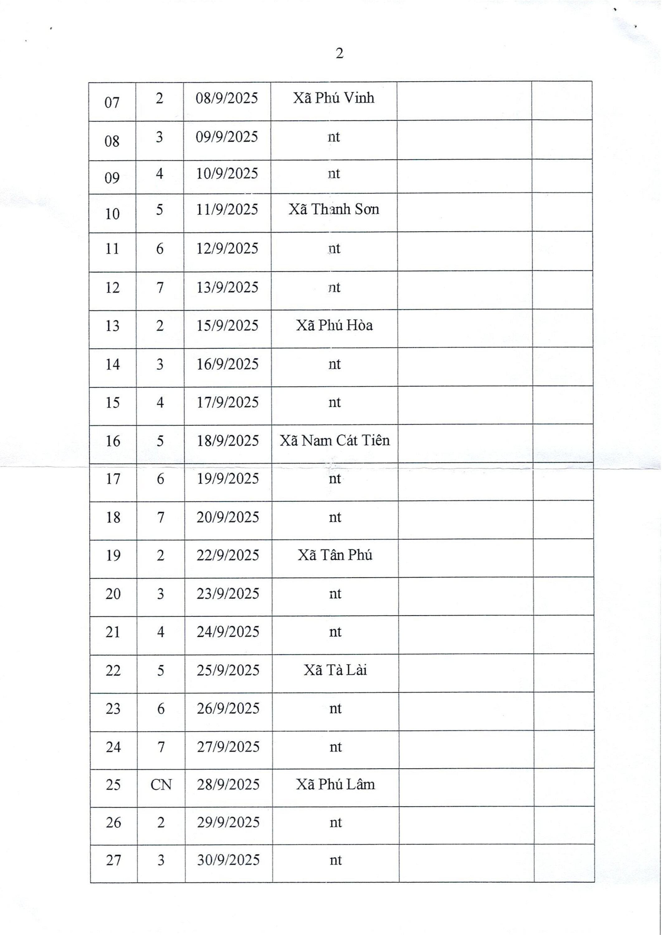 Kế hoạch chiếu phim miễn phí 0001 0002