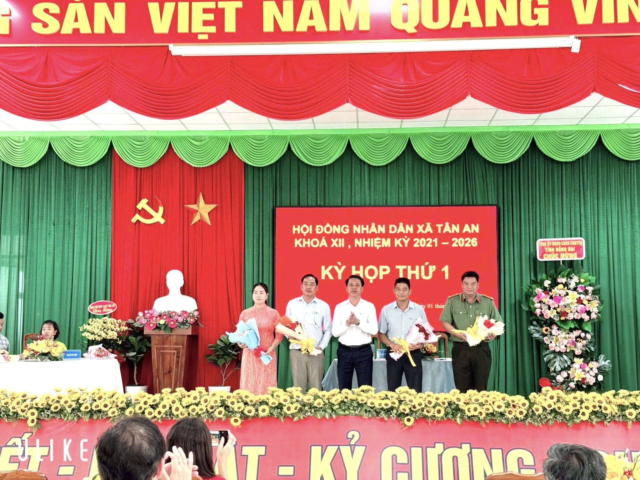 Xã Tân An tổ chức kỳ họp thứ nhất HĐND xã, nhiệm kỳ 2021-2026