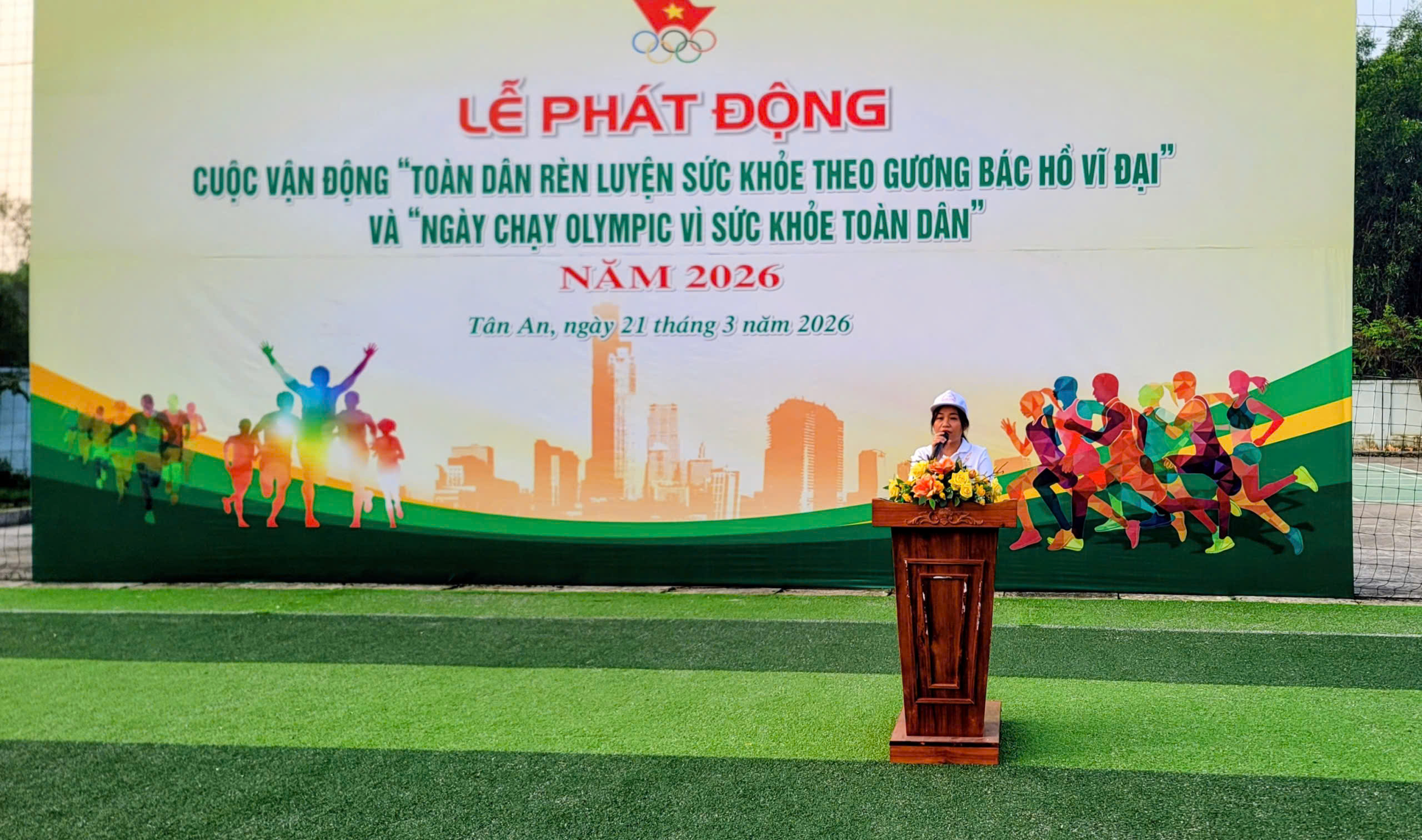 Xã Tân An tổ chức Lễ phát động Ngày chạy Olympic vì sức khỏe toàn dân năm 2026