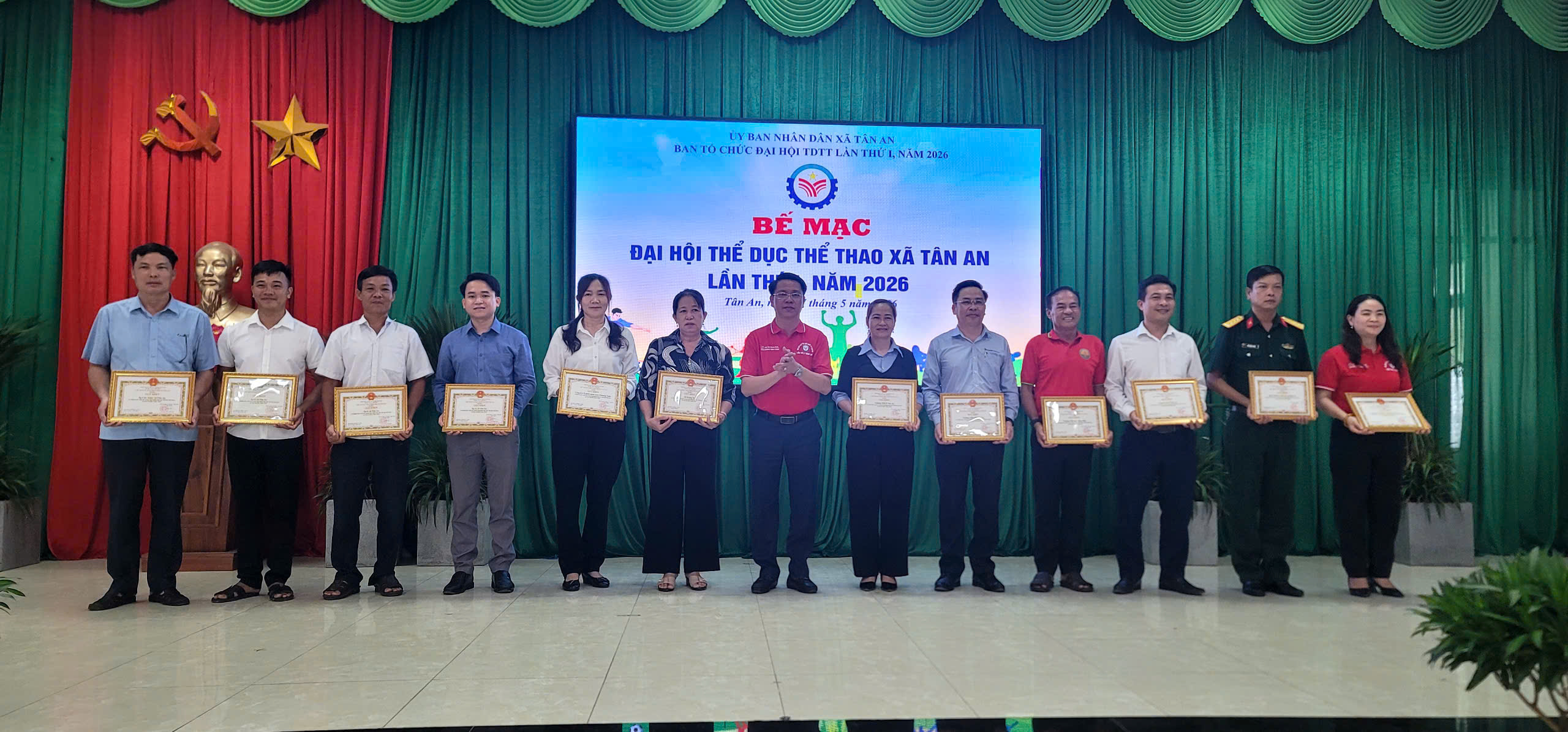 XÃ TÂN AN BẾ MẠC ĐẠI HỘI THỂ DỤC THỂ THAO LẦN THỨ I, NĂM 2026