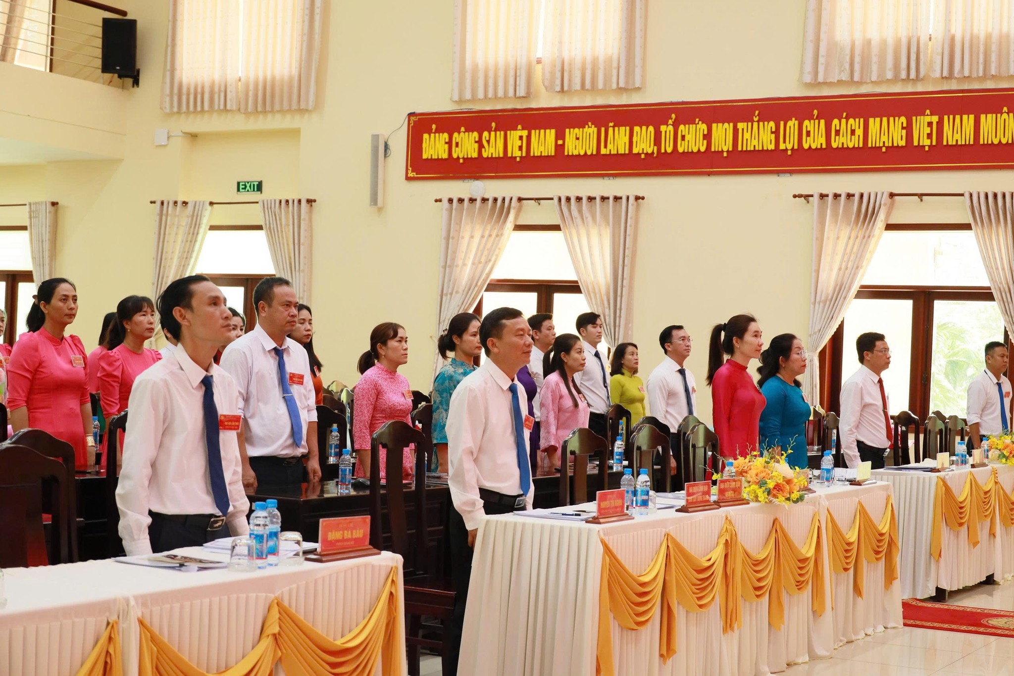 Quang cảnh Đại hội Đảng bộ UBND xã nhiệm kỳ 2025 - 2030. Ảnh: Lê Khương.