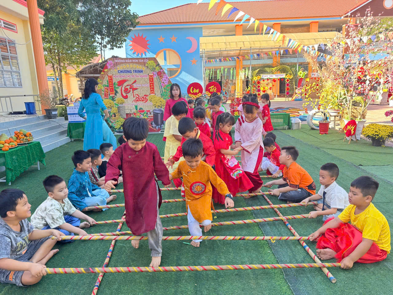 TRƯỜNG MẦM NON TÂN LỢI RỘN RÀNG HỘI XUÂN 2026 - LAN TỎA SẮC XUÂN, GÌN GIỮ NÉT TẾT TRUYỀN THỐNG