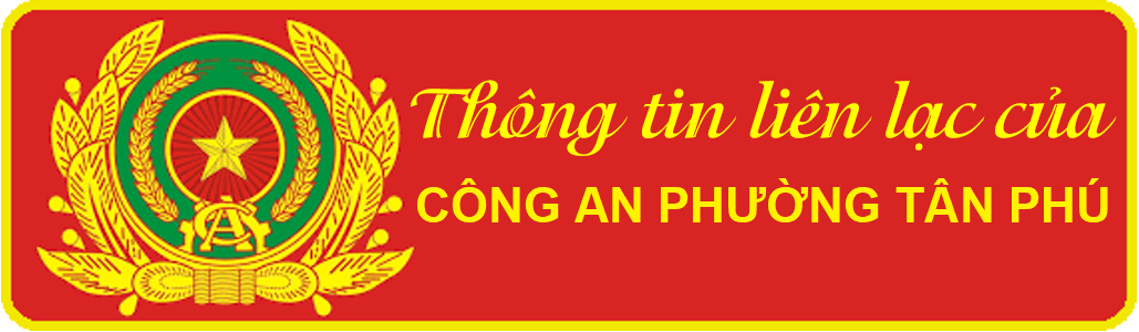 Thông tin liên lạc của Công an xã Tân Phú