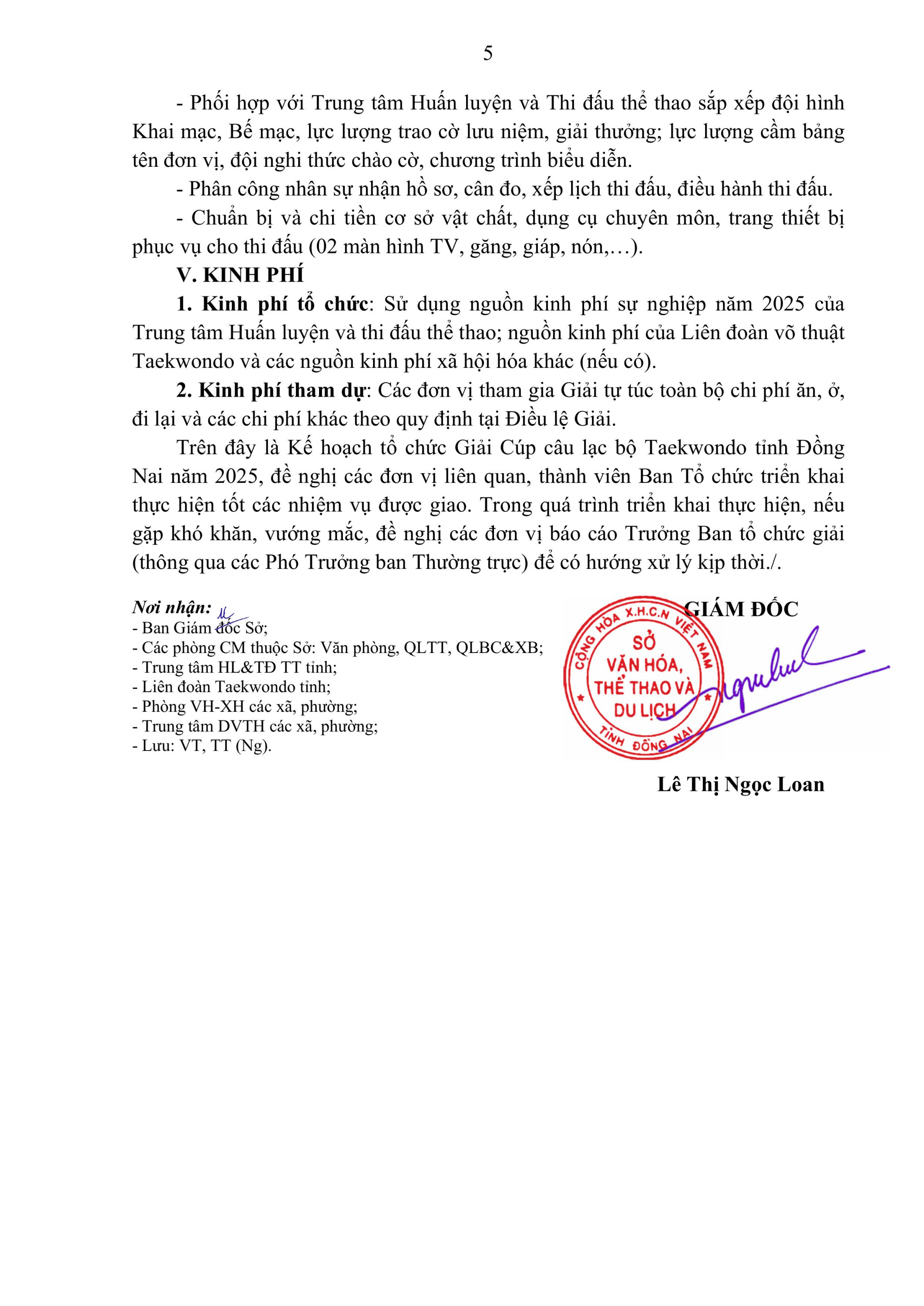 Kế hoạch Giải Cúp CLB Taekwondo năm 2025 hình ảnh 4