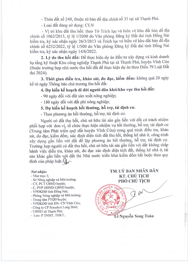 TB THU HỒI ĐẤT 2