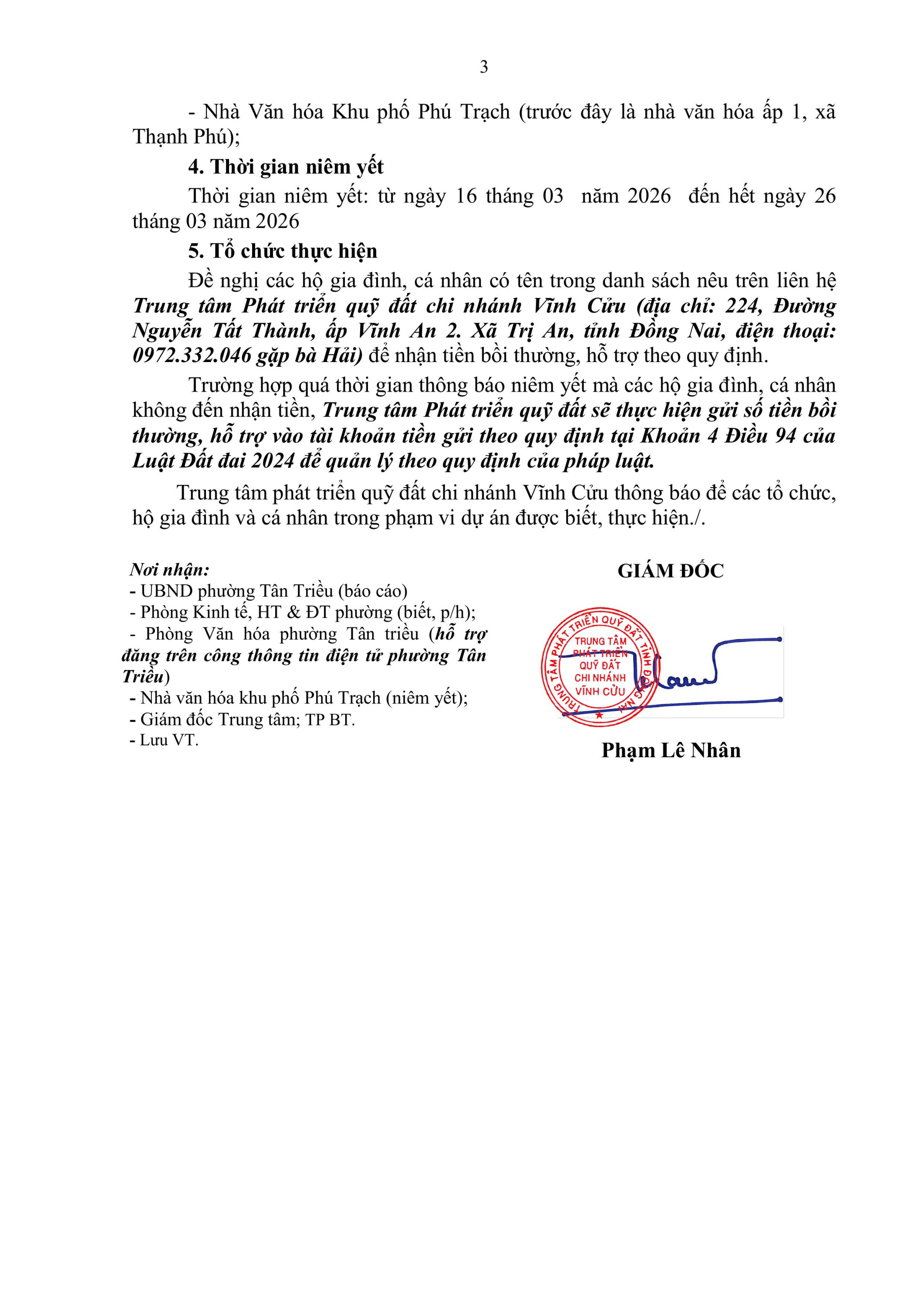 THÔNG BÁO NIÊM YẾT THÔNG BÁO CHI TRẢ TIỀN hình ảnh 2