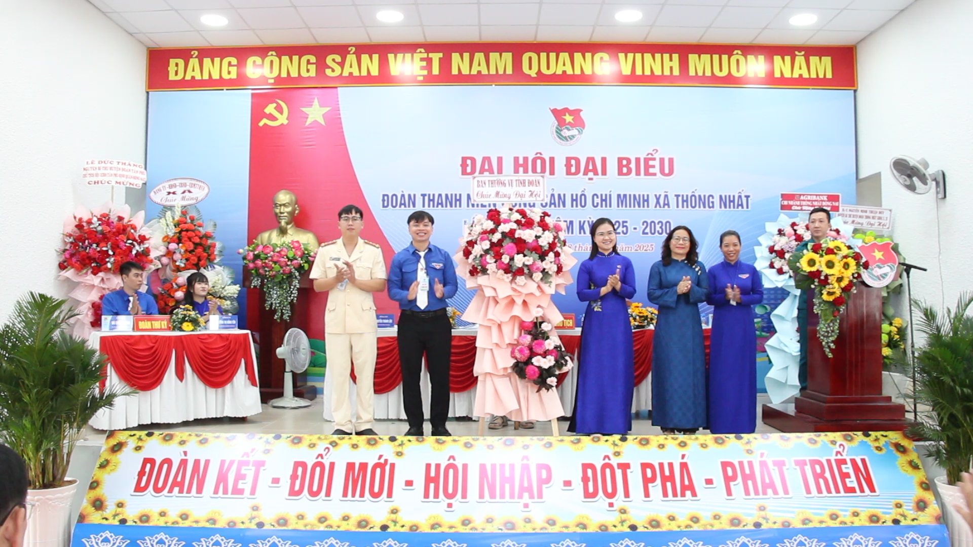 Xã Thống Nhất: Đại hội Đại biểu Đoàn TNCS Hồ Chí Minh xã Thống Nhất lần thứ nhất nhiệm kỳ 2025-2030