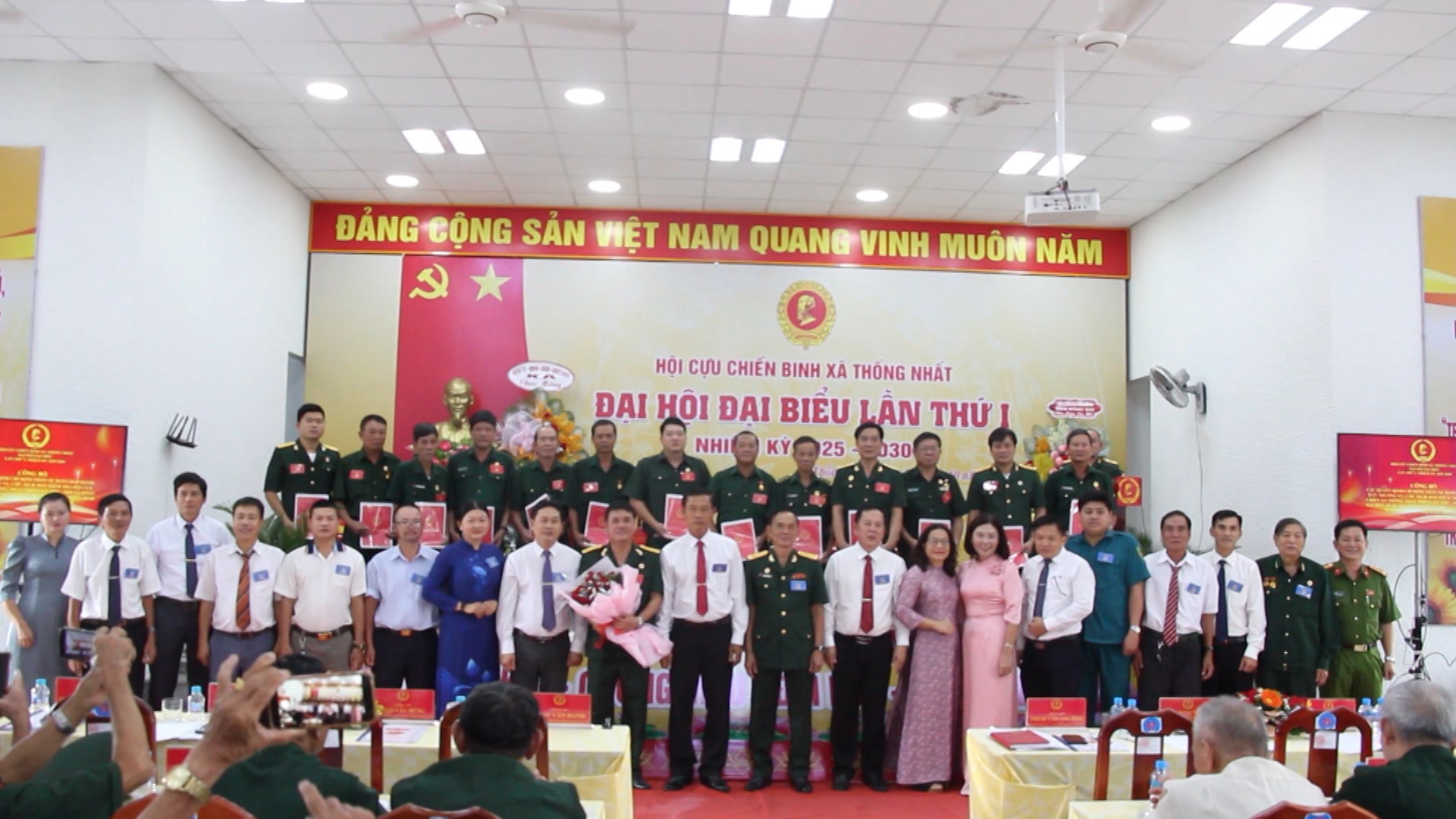 Đại hội Đại biểu Hội Cựu Chiến binh xã Thống Nhất lần thứ nhất nhiệm kỳ 2025-2030