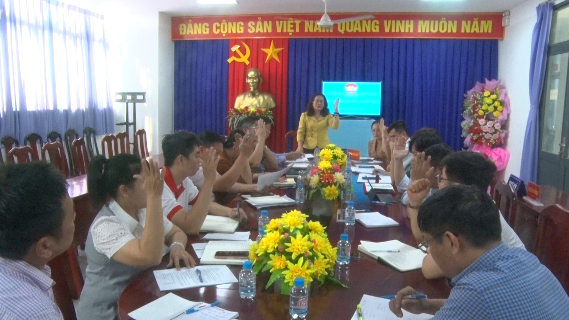 Ủy ban MTTQ Việt Nam xã Thống Nhất tổ chức hội nghị hiệp thương lần thứ I, nhiệm kỳ 2026- 2031.