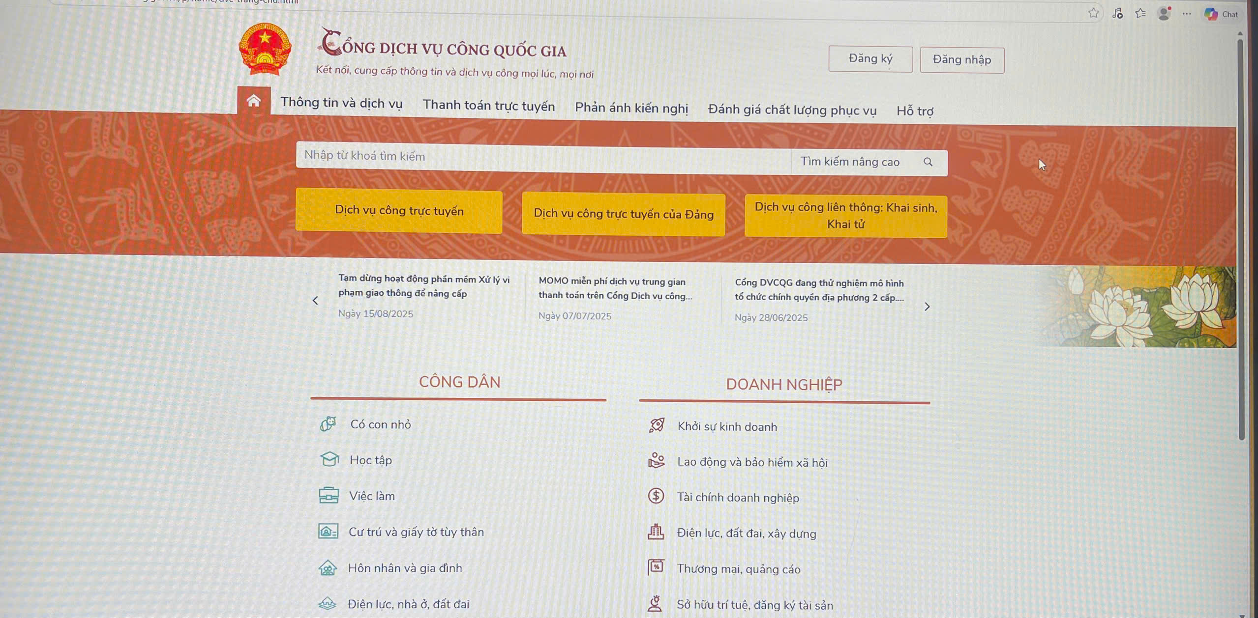 Hướng dẫn đăng ký số từ MySign trên cổng dịch vụ công Quốc Gia