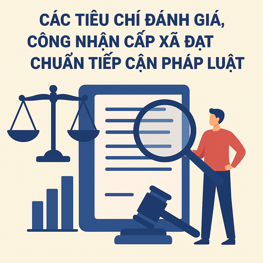 50 CÂU HỎI ĐÁP NGHIỆP VỤ ĐÁNH GIÁ, CÔNG NHẬN XÃ, PHƯỜNG,  ĐẶC KHU ĐẠT CHUẨN TIẾP CẬN PHÁP LUẬT