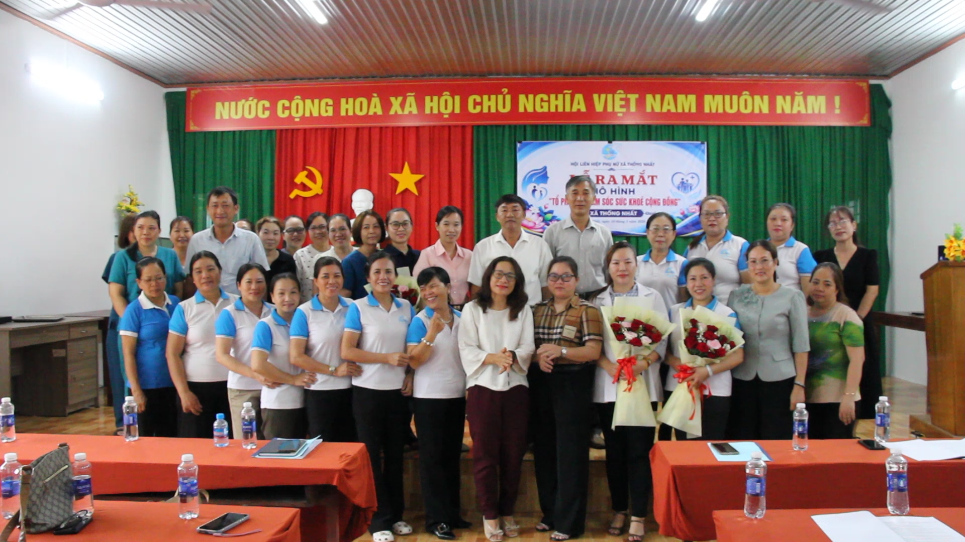 Hội Liên hiệp Phụ nữ Xã Thống Nhất tổ chức lễ ra mắt “Tổ Phụ nữ hỗ trợ chăm sóc sức khỏe cộng đồng”