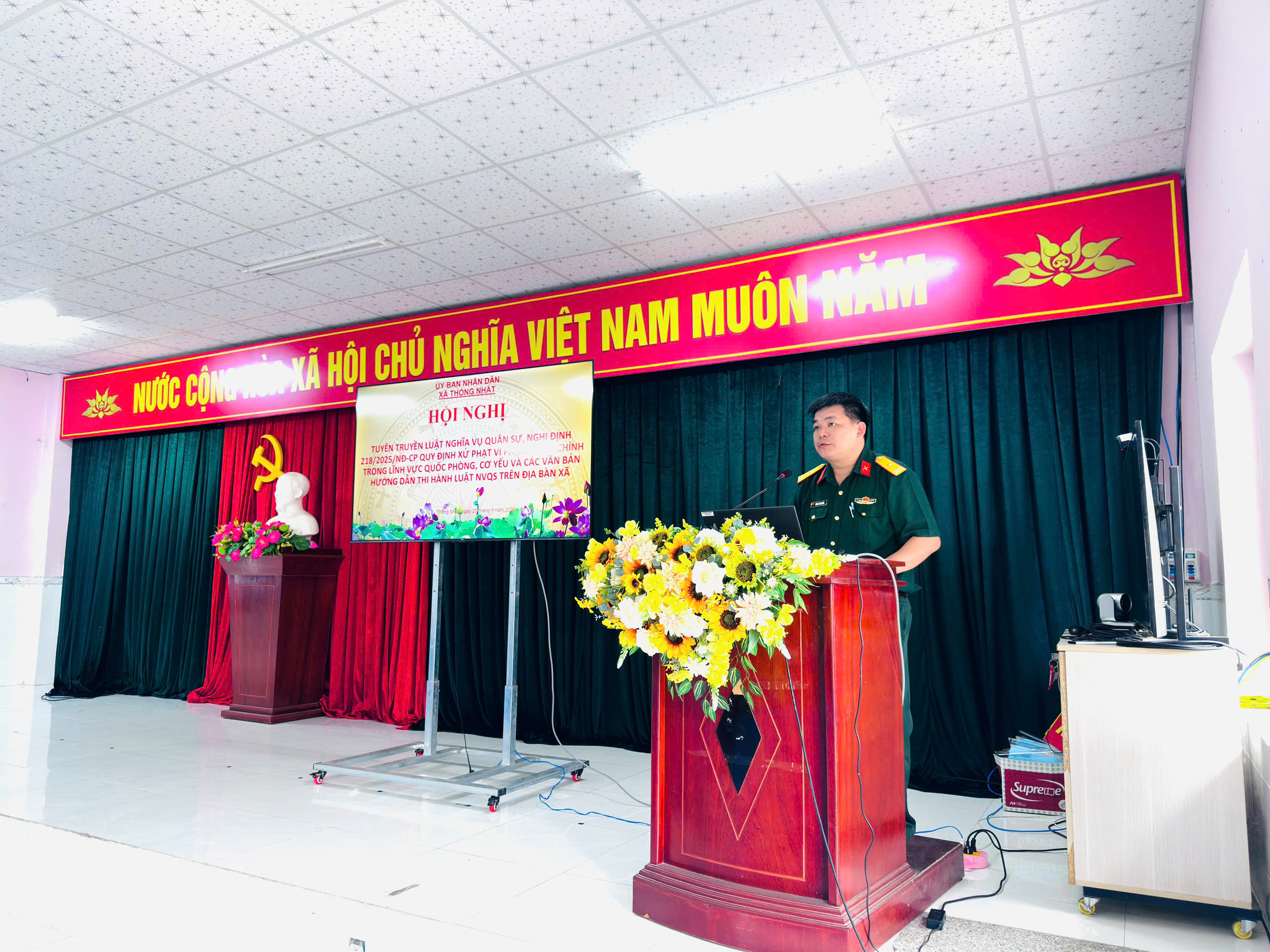 Hội nghị tuyên truyền Luật nghĩa vụ quân sự năm 2015, Nghị định 218/2025/NĐ-CP quy định xử phạt vi phạm hành chính trong lĩnh vực quốc phòng, cơ yếu và các văn bản hướng dẫn thi hành luật nghĩa vụ quân sự trên địa bàn xã