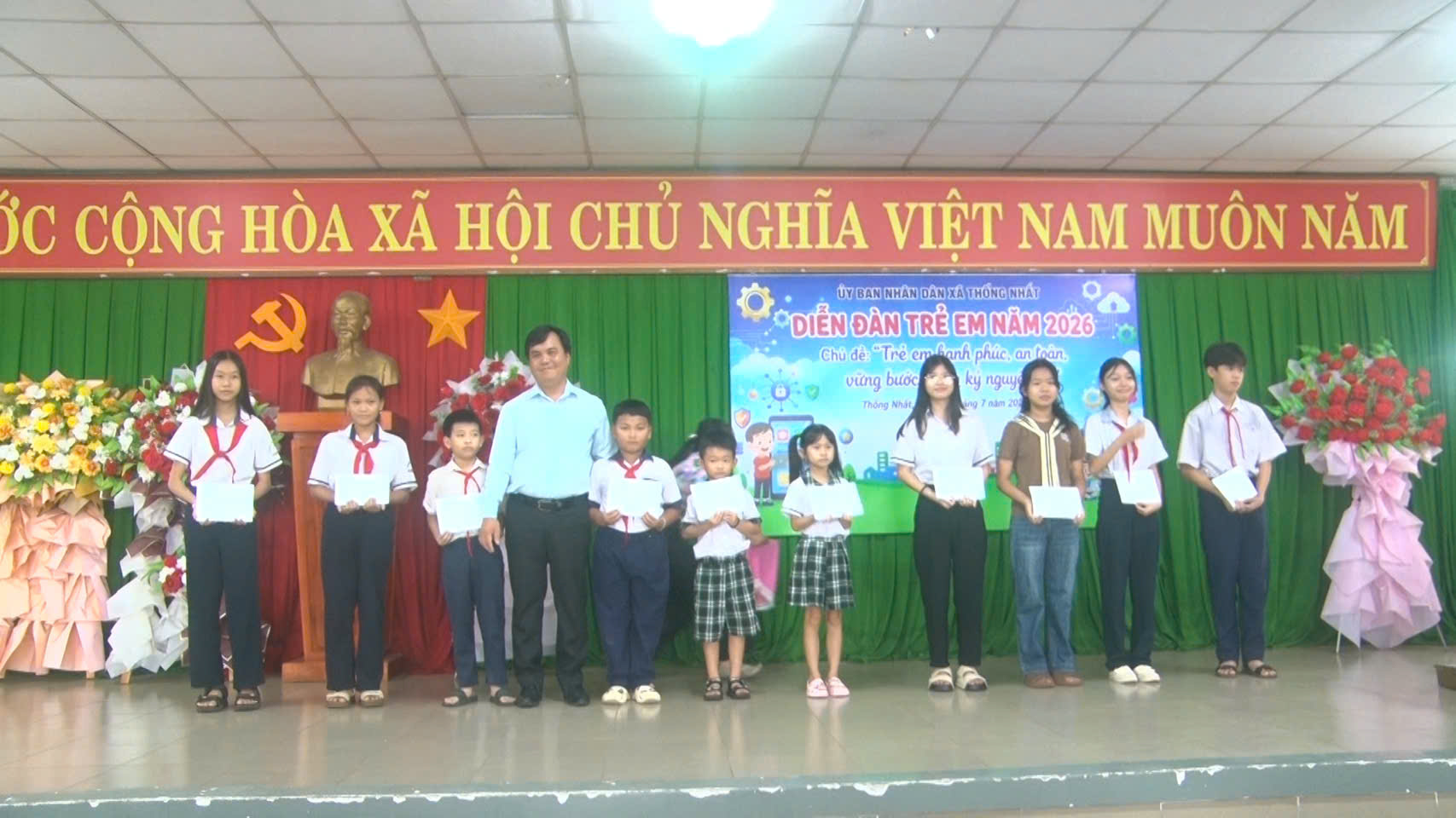 Xã Thống Nhất tổ chức Diễn đàn trẻ em năm 2026
