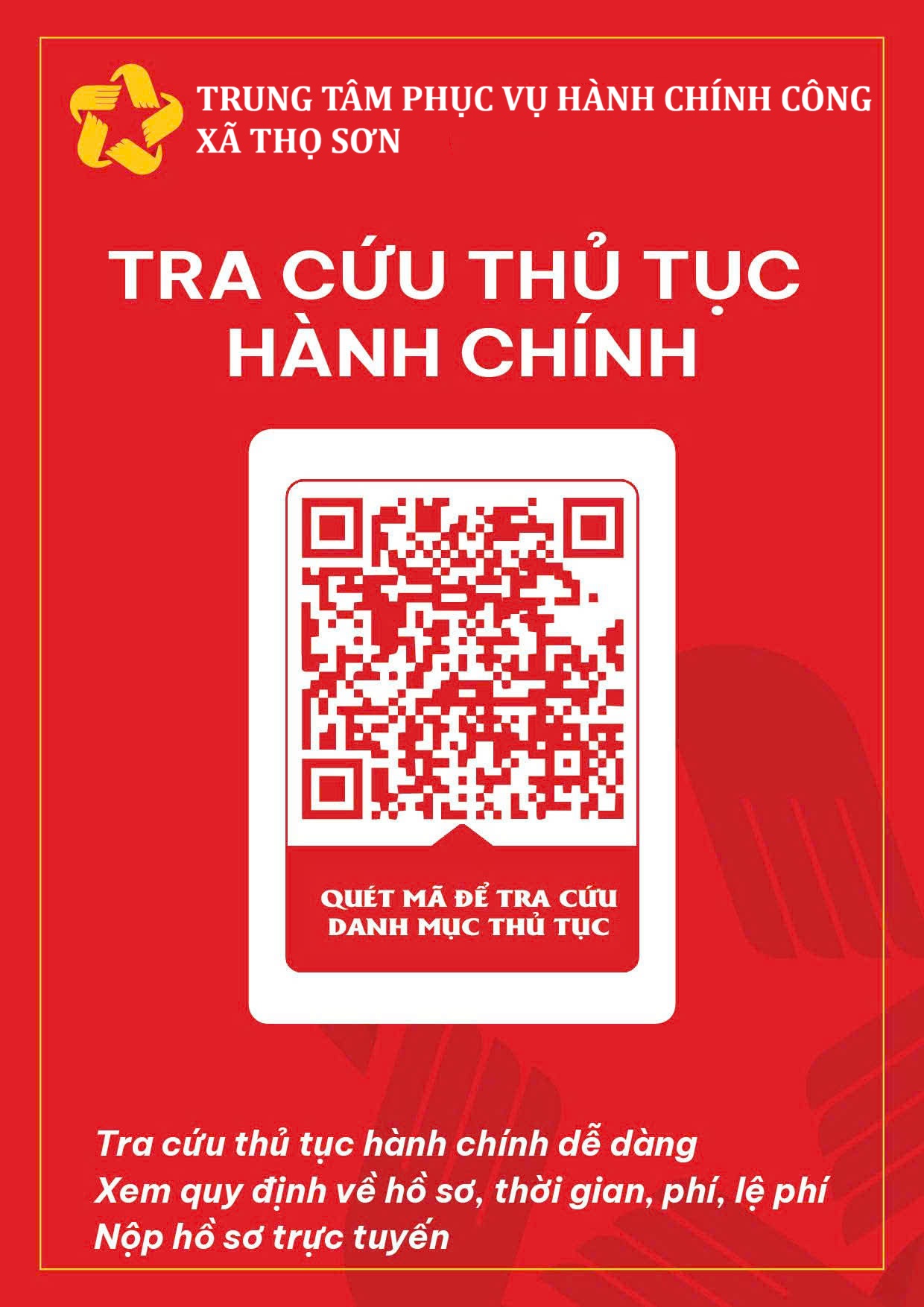 Tra cứu thủ tục hành chính