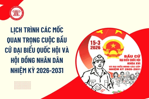 LICH TRINH BAU CU