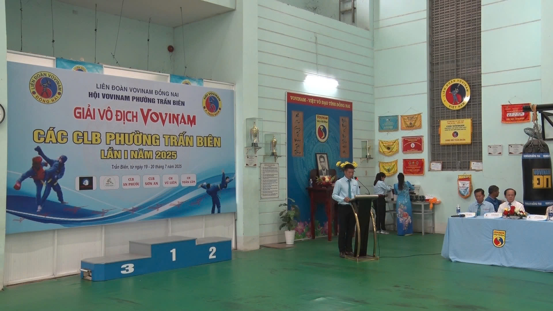 Phường Trấn Biên khai mạc giải vô địch Vovinam