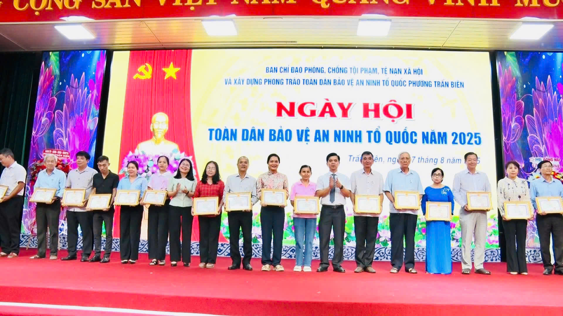 Ngày hội Toàn dân bảo vệ an ninh Tổ quốc phường Trấn Biên
