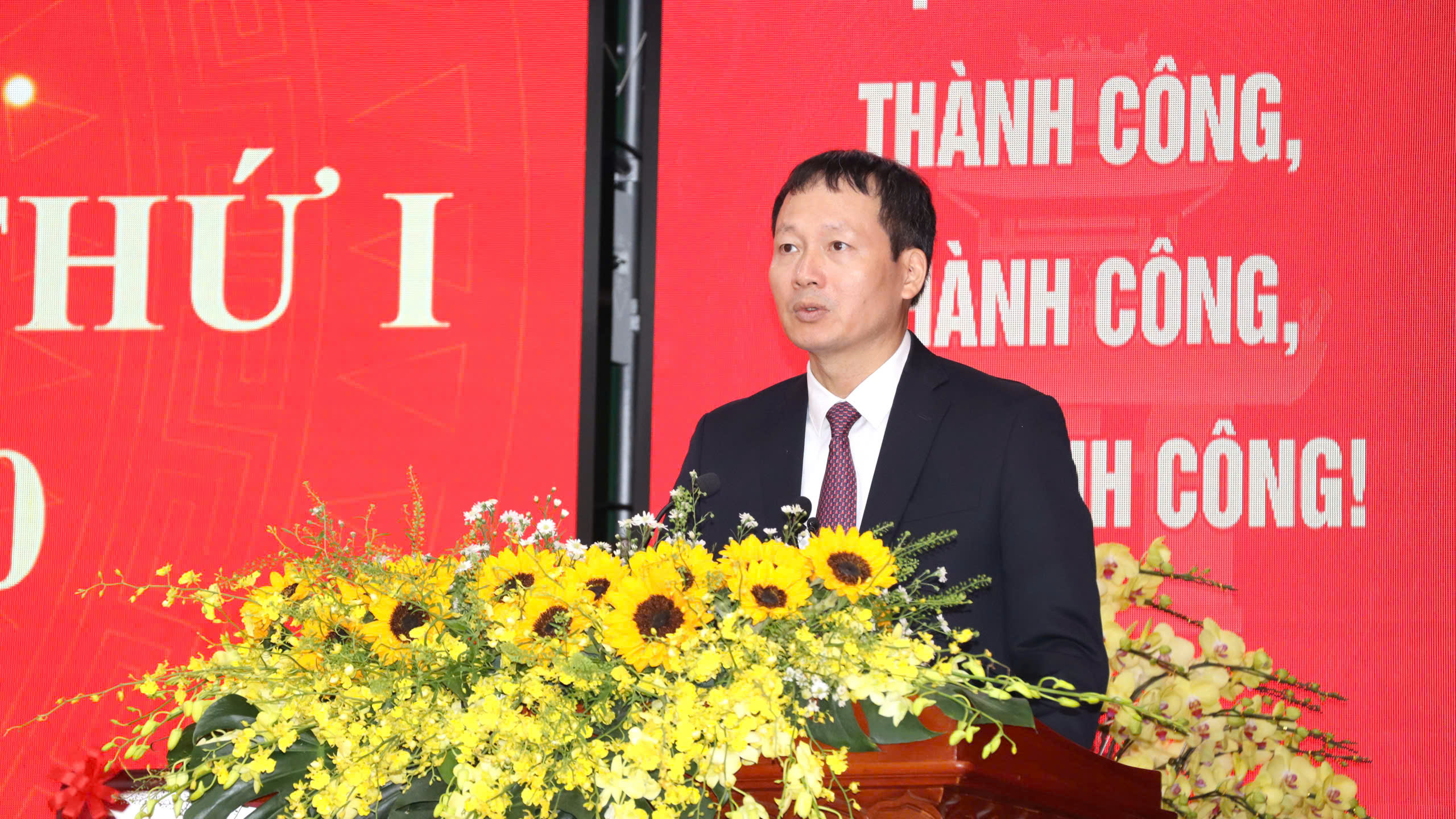 Bí thư Tỉnh ủy Đồng Nai Vũ Hồng Văn phát biểu chỉ đạo tại Đại hội