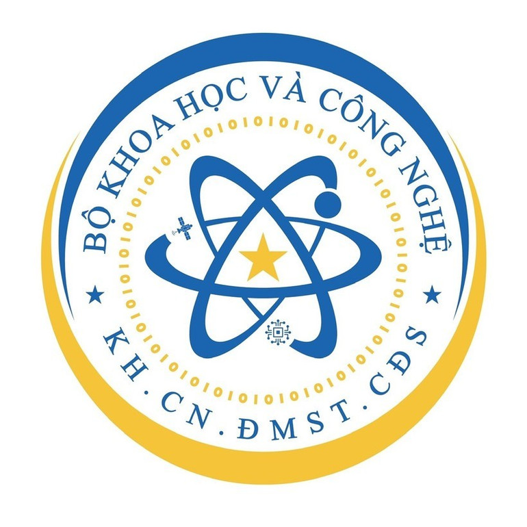 Hình ảnh logo mới của Bộ Khoa học và Công nghệ. (Ảnh: MAI HÀ)