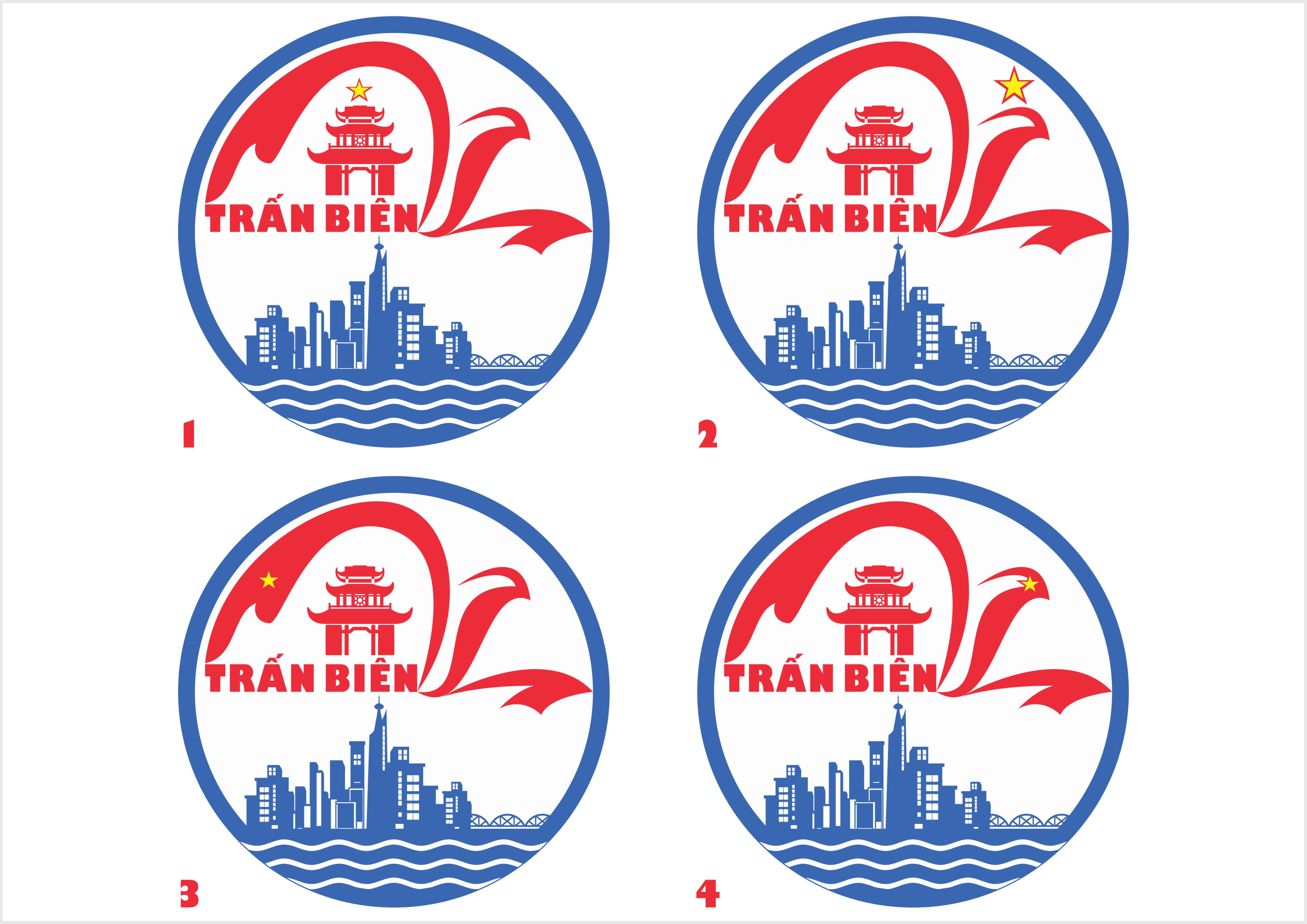 4 mẫu logo làm phương án trình duyệt chính thức.