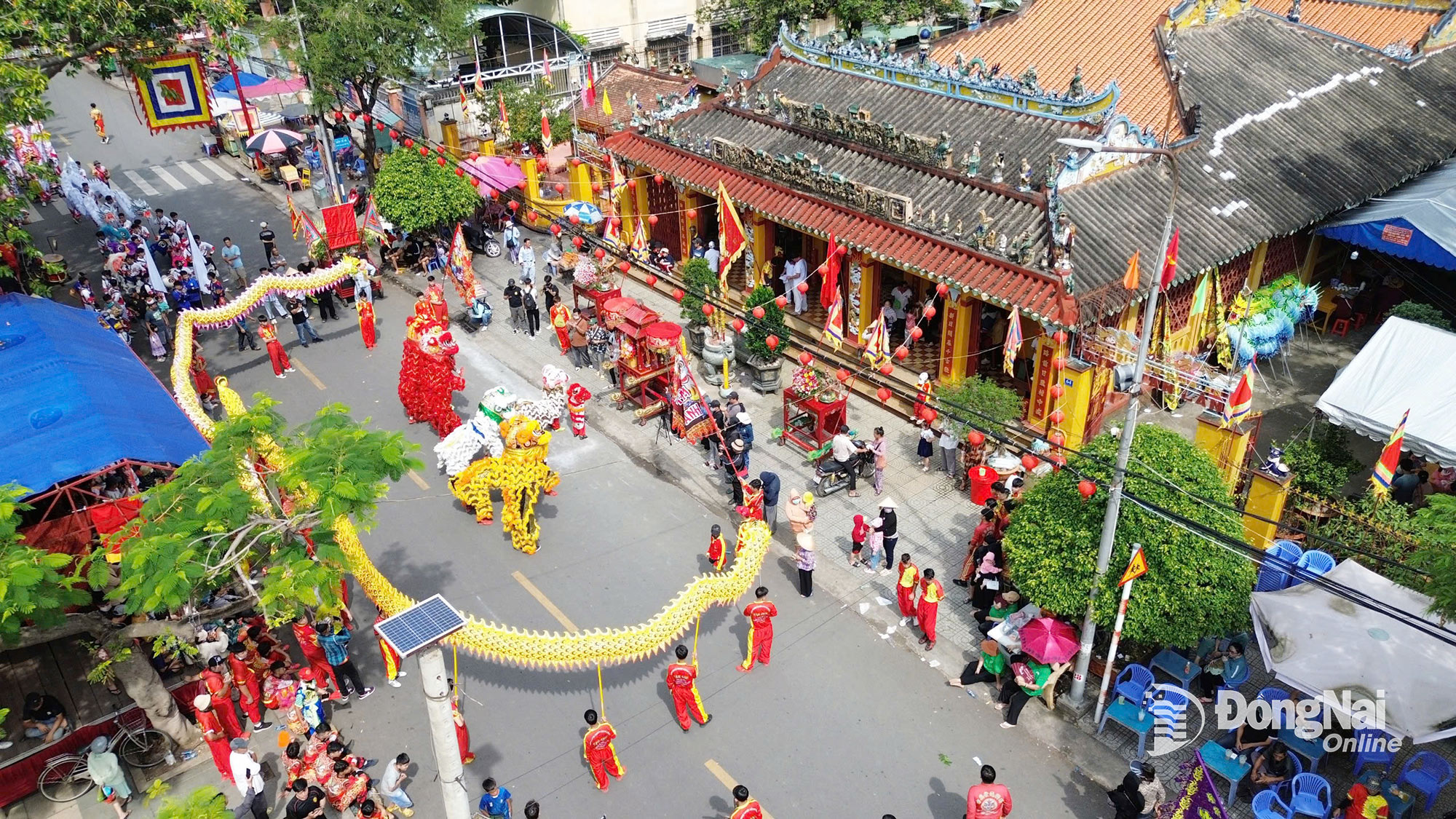 Di tích đình Tân Lân (phường Trấn Biên, tỉnh Đồng Nai) được trùng tu, tôn tạo, trở thành điểm đến của người dân và du khách trong và ngoài tỉnh. Ảnh: My Ny