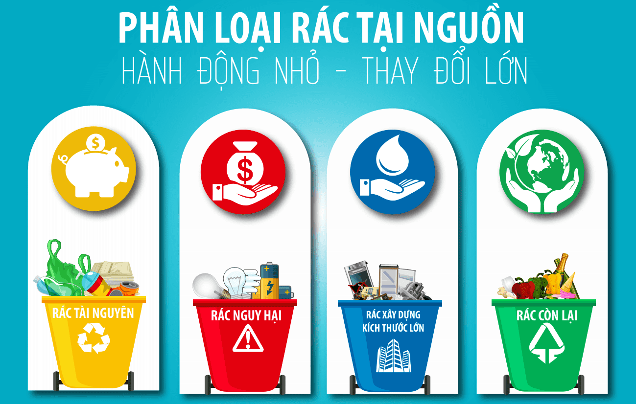 Tăng cường thực hiện phân loại rác tại nguồn trên địa bàn phường