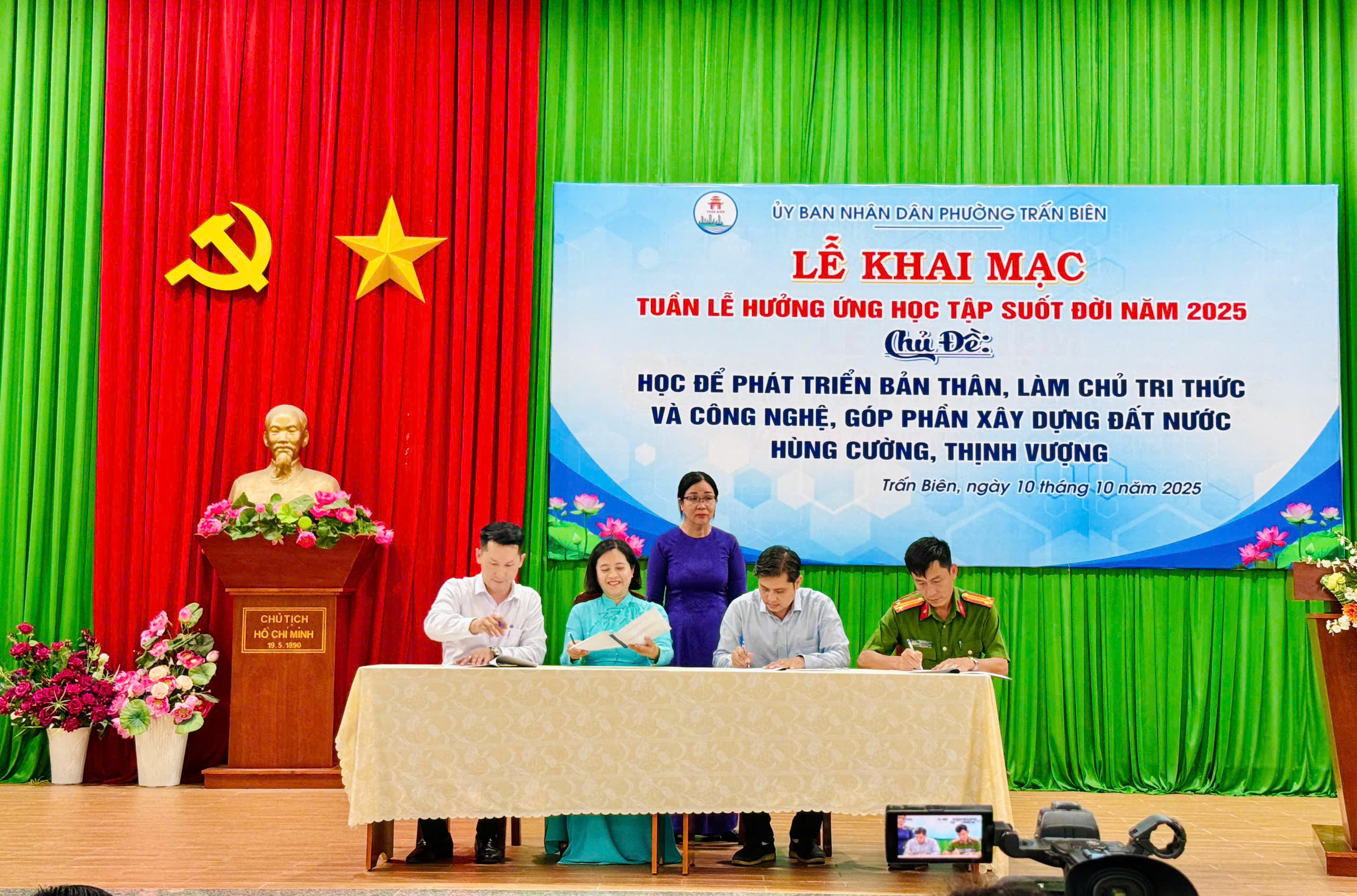 Khai mạc Tuần lễ hưởng ứng học tập suốt đời năm 2025 tại phường Trấn Biên