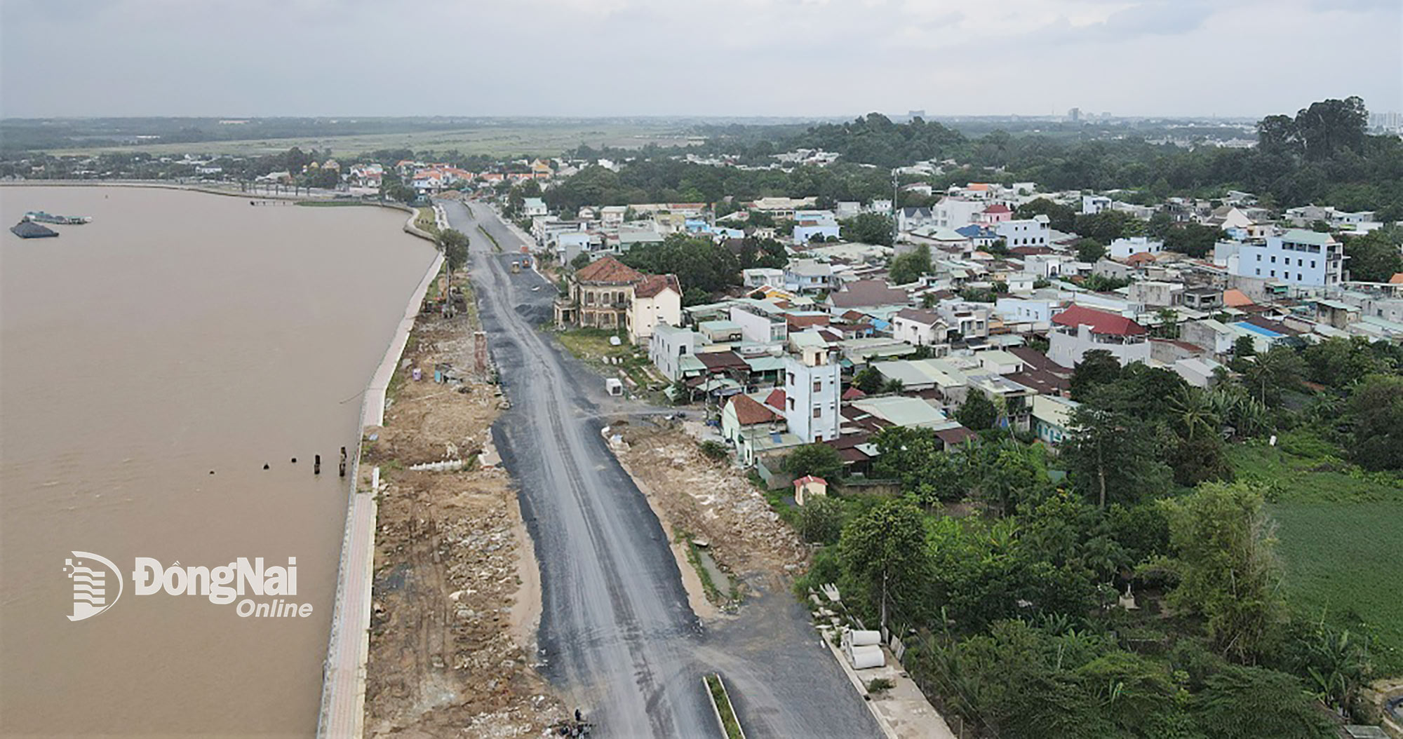 Dự án Đường ven sông Đồng Nai được UBND tỉnh phê duyệt điều chỉnh dự án. Ảnh: Phạm Tùng