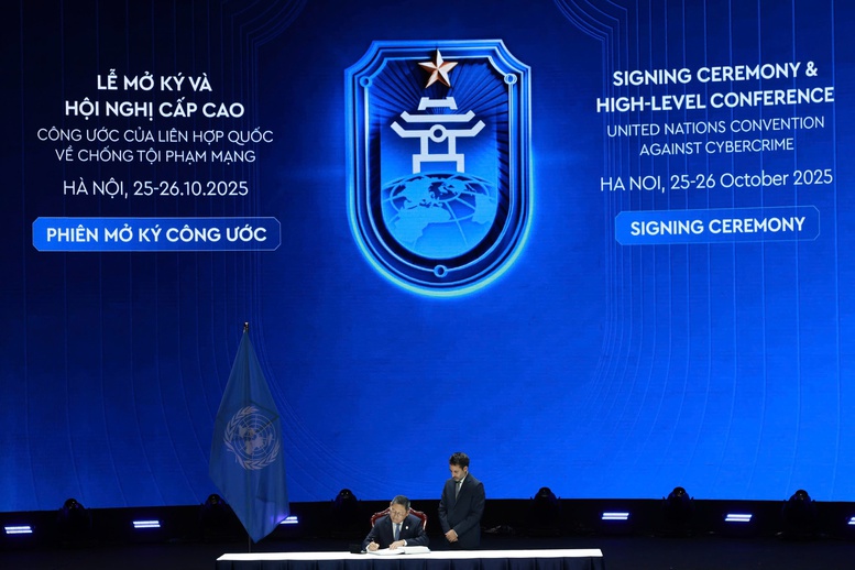 Đại diện các nước ký Công ước của Liên hợp quốc về Chống tội phạm mạng - Ảnh VGP/Nhật Bắc