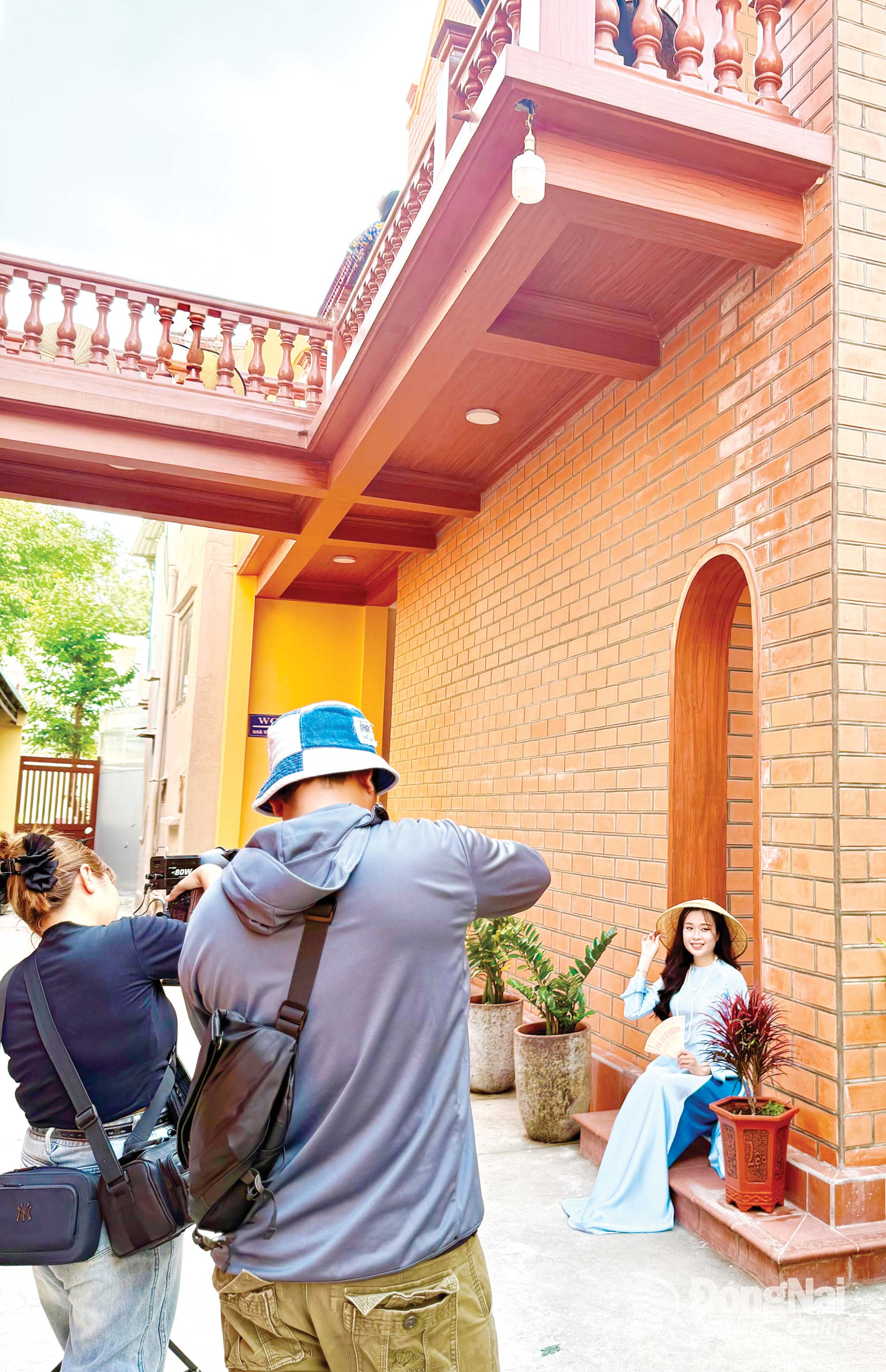 Chùa Phúc Lâm (ở phường Tam Hiệp, tỉnh Đồng Nai) sau khi tu sửa trở thành điểm đến cho những bộ ảnh Tết