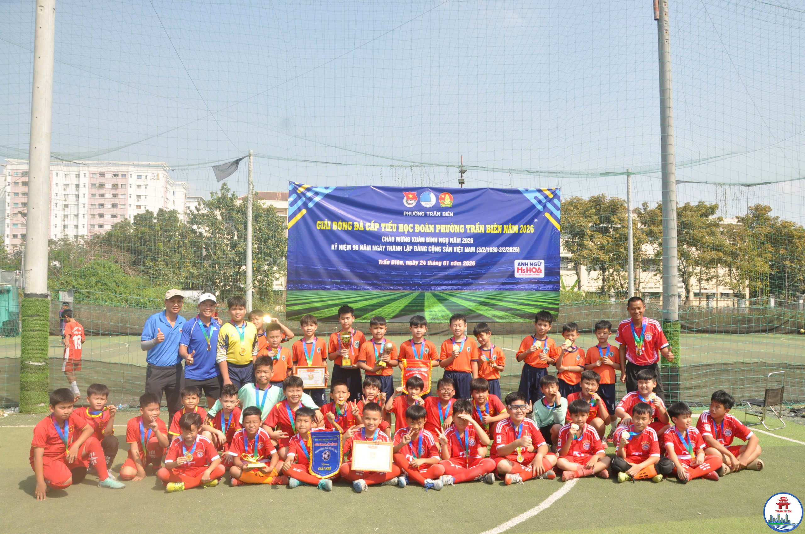 Đoàn Phường Trấn Biên Tổ Chức Giải Bóng Đá Thiếu Nhi Chào Mừng Thành Công Đại Hội Đảng Các Cấp