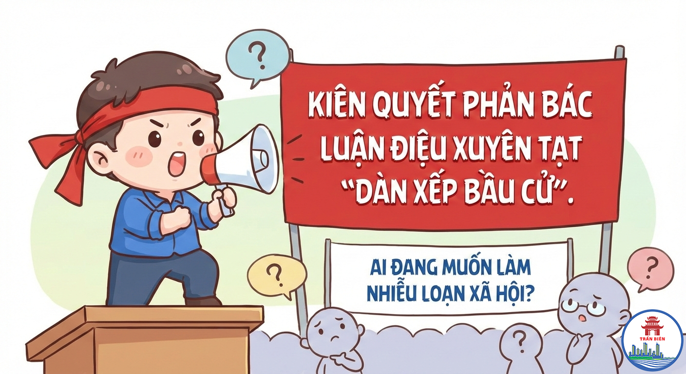 Kiên quyết phản bác luận điệu xuyên tạc “Dàn xếp bầu cử”. Ai đang muốn làm nhiễu loạn xã hội?